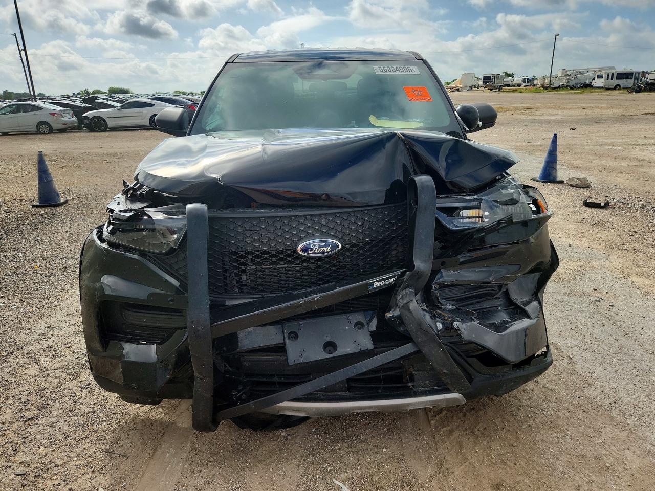 2025 Ford Explorer Police Interceptor Black vin: 1FM5K8AB7SGA71152