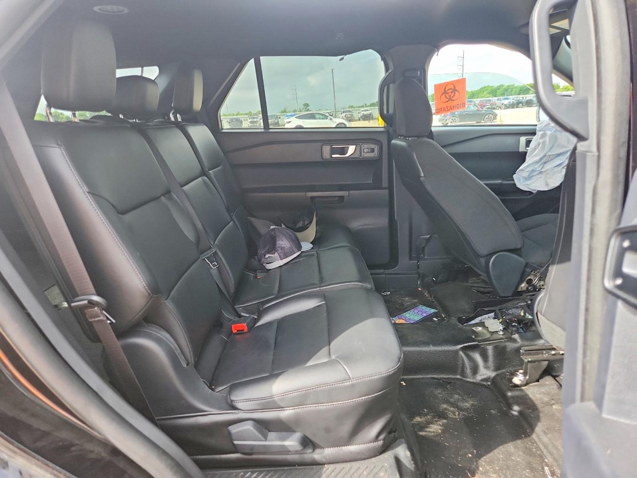 2025 Ford Explorer Police Interceptor Black vin: 1FM5K8AB7SGA71152