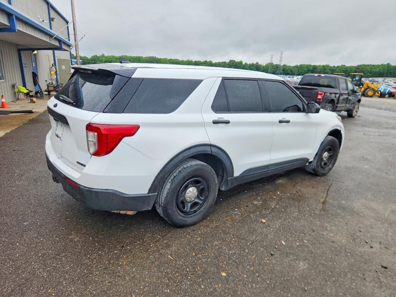 2020 Ford Explorer Police Interceptor White vin: 1FM5K8AB8LGC35543