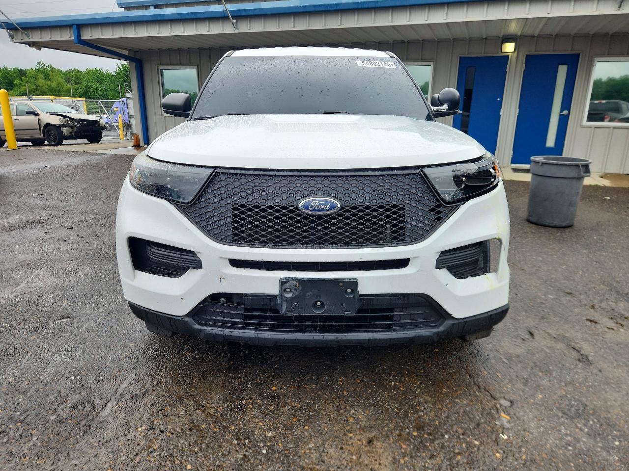 2020 Ford Explorer Police Interceptor White vin: 1FM5K8AB8LGC35543
