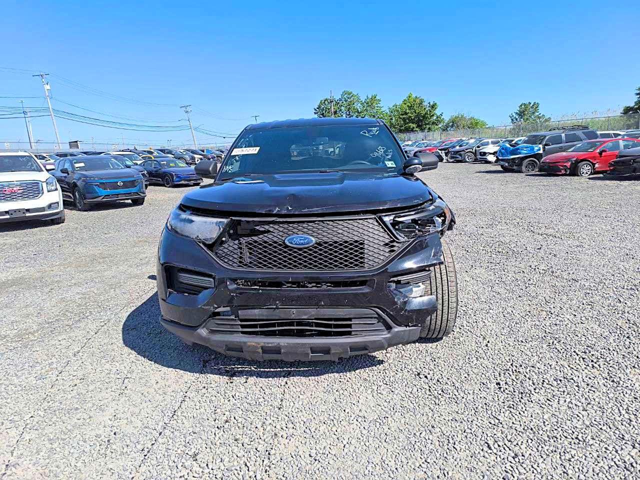 2020 Ford Explorer Police Interceptor Black vin: 1FM5K8ABXLGA20150