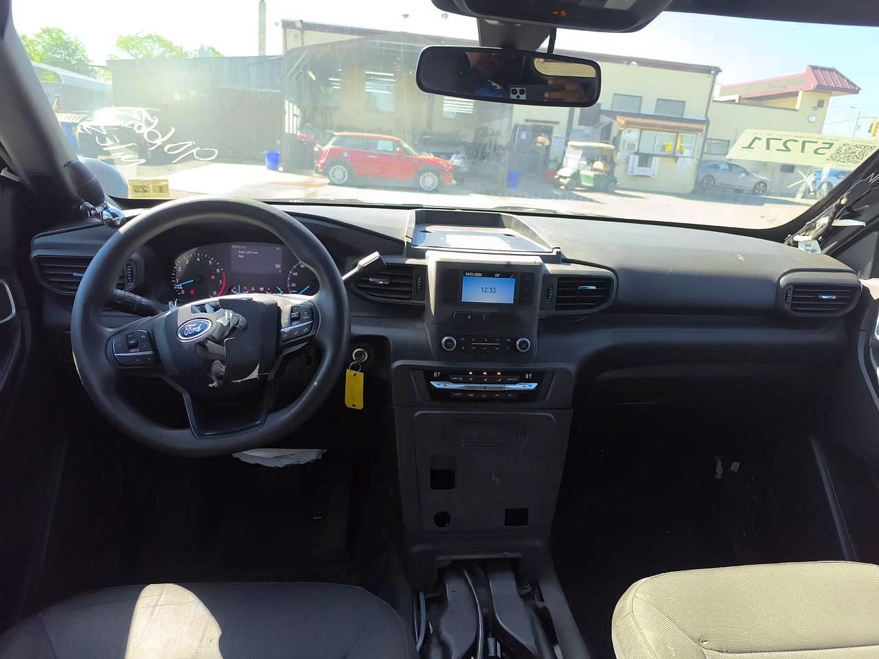 2020 Ford Explorer Police Interceptor Black vin: 1FM5K8ABXLGA20150