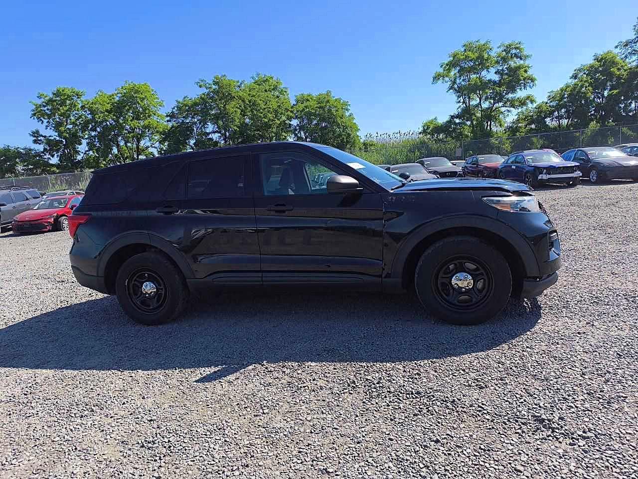 2020 Ford Explorer Police Interceptor Black vin: 1FM5K8ABXLGA20150