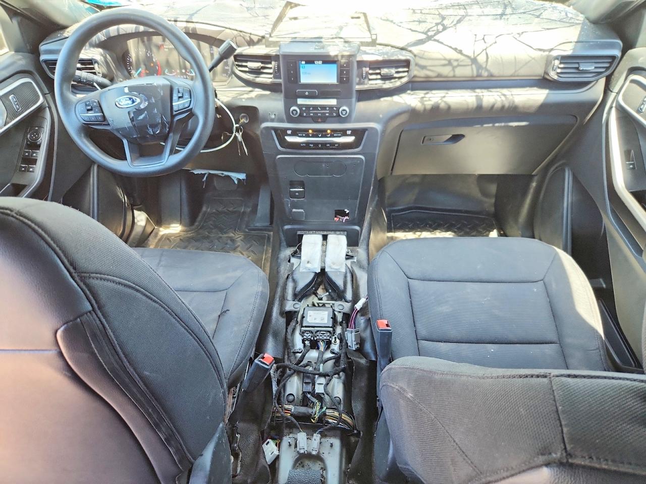 2023 Ford Explorer Police Interceptor Silver vin: 1FM5K8ABXPGA20669