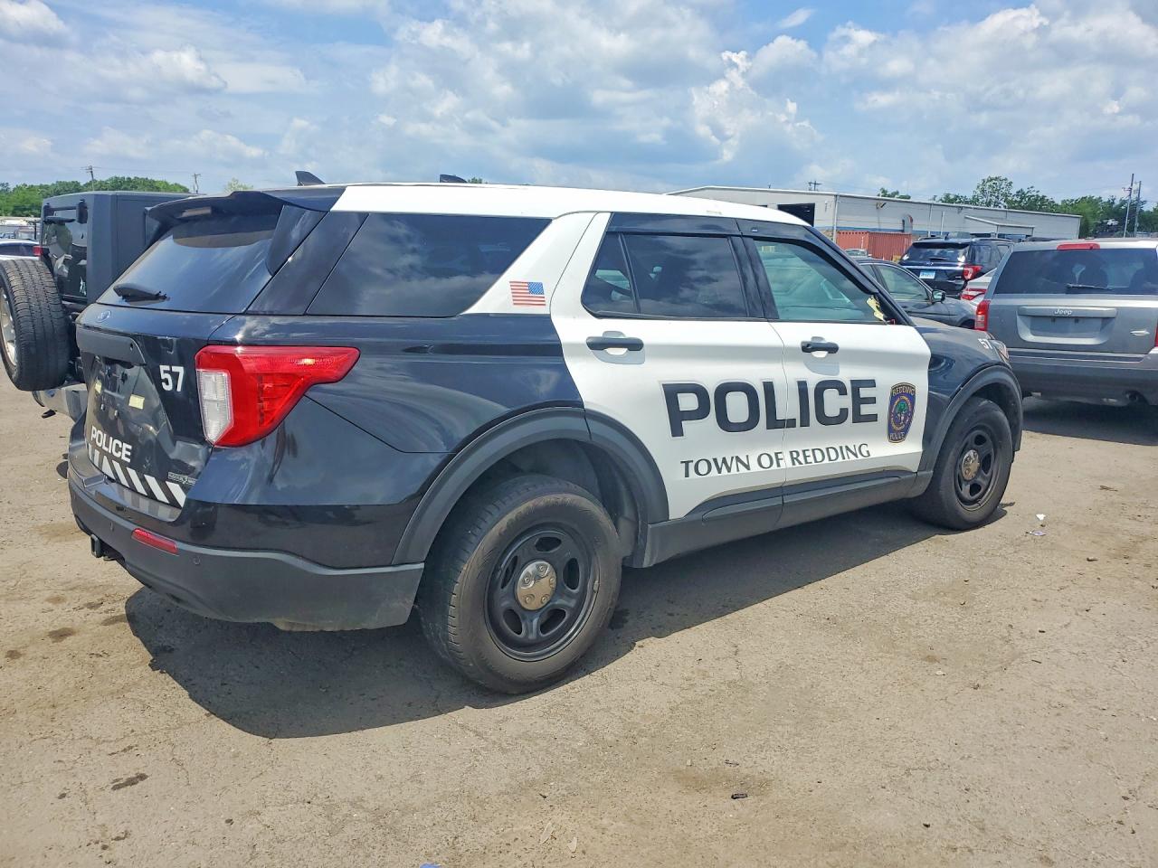 2023 Ford Explorer Police Interceptor Черный vin: 1FM5K8ABXPGA81813
