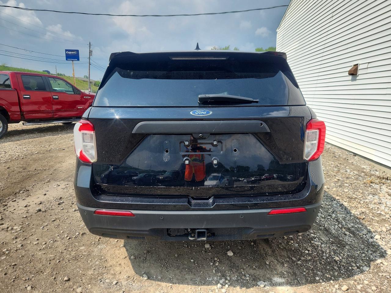 2023 Ford Explorer Police Interceptor Black vin: 1FM5K8AC1PGB04162