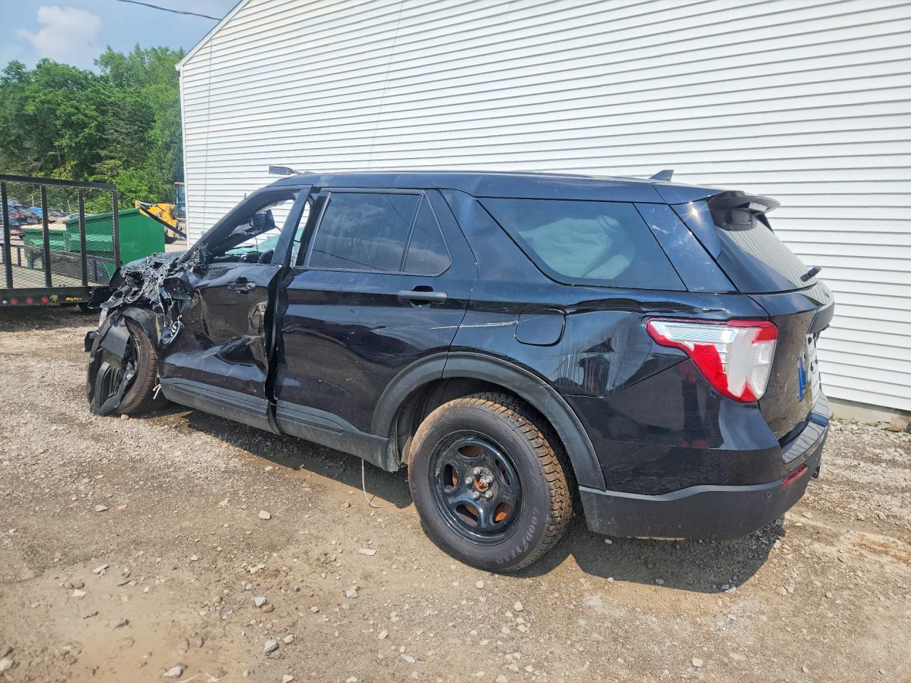2023 Ford Explorer Police Interceptor Black vin: 1FM5K8AC1PGB04162
