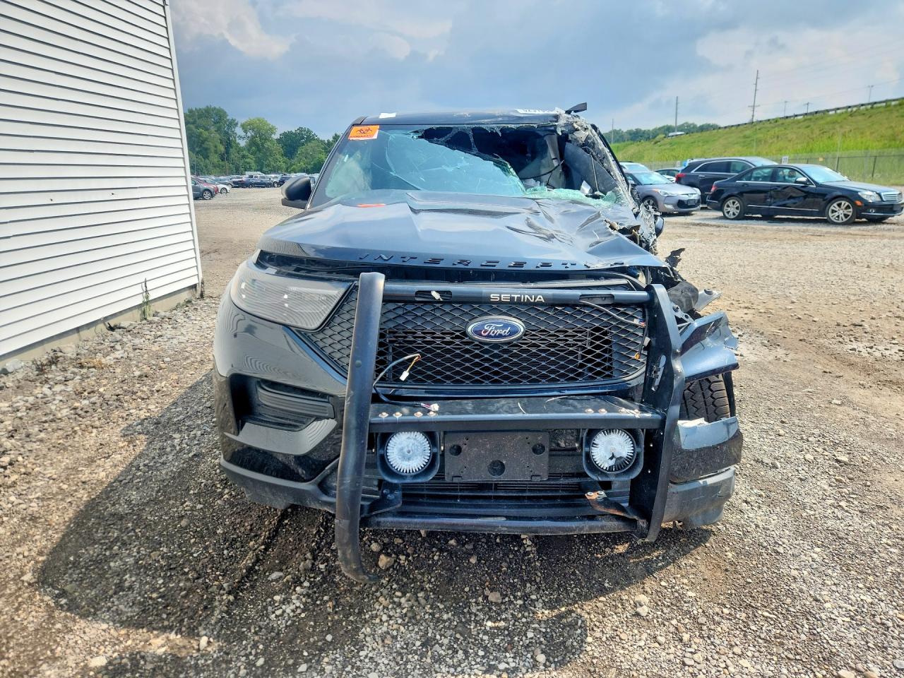 2023 Ford Explorer Police Interceptor Black vin: 1FM5K8AC1PGB04162