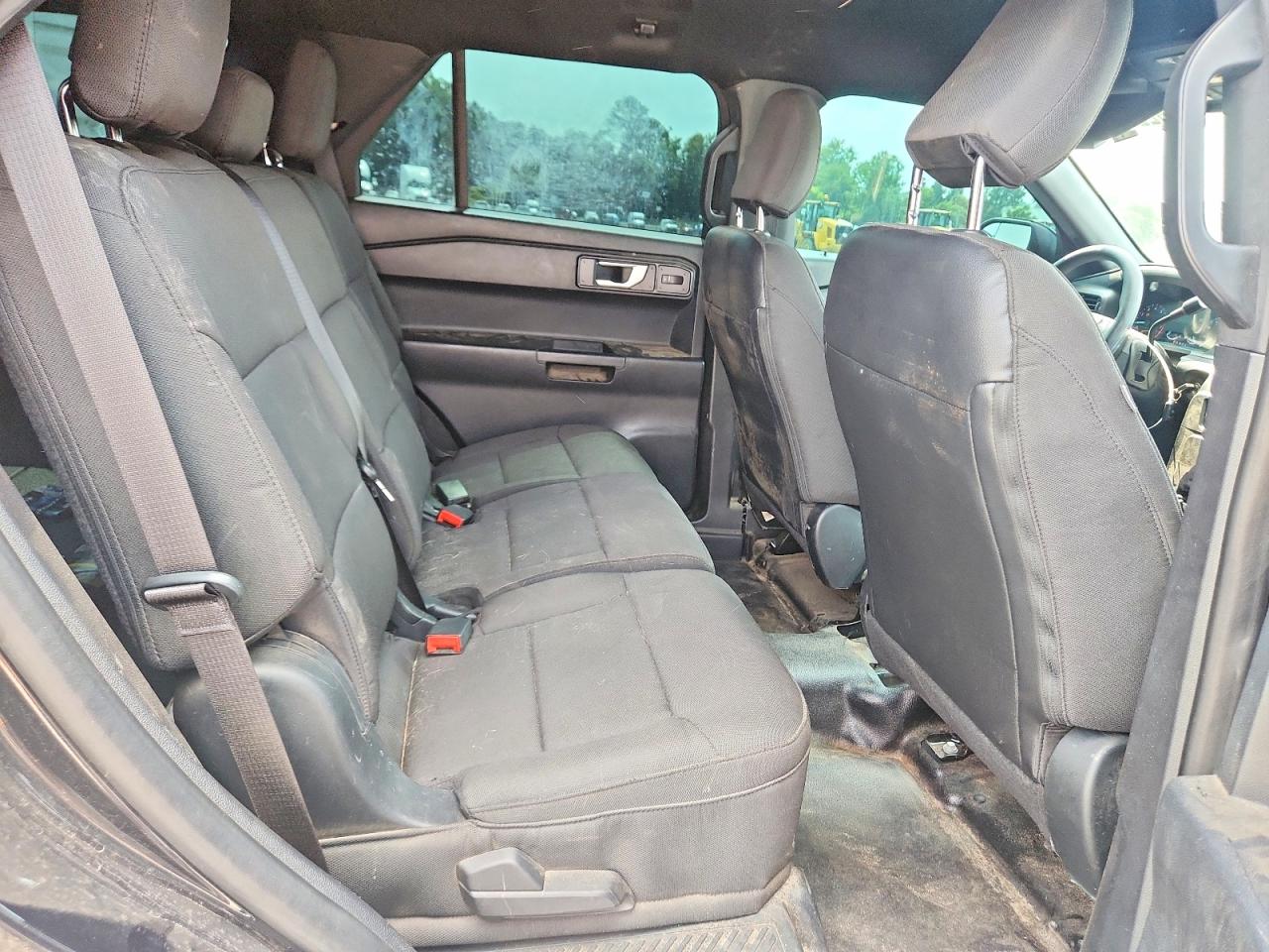 2021 Ford Explorer Police Interceptor Black vin: 1FM5K8AC5MNA04900
