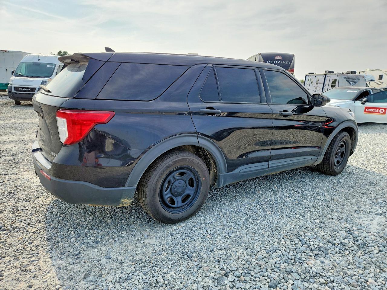 2021 Ford Explorer Police Interceptor Black vin: 1FM5K8AC5MNA04900