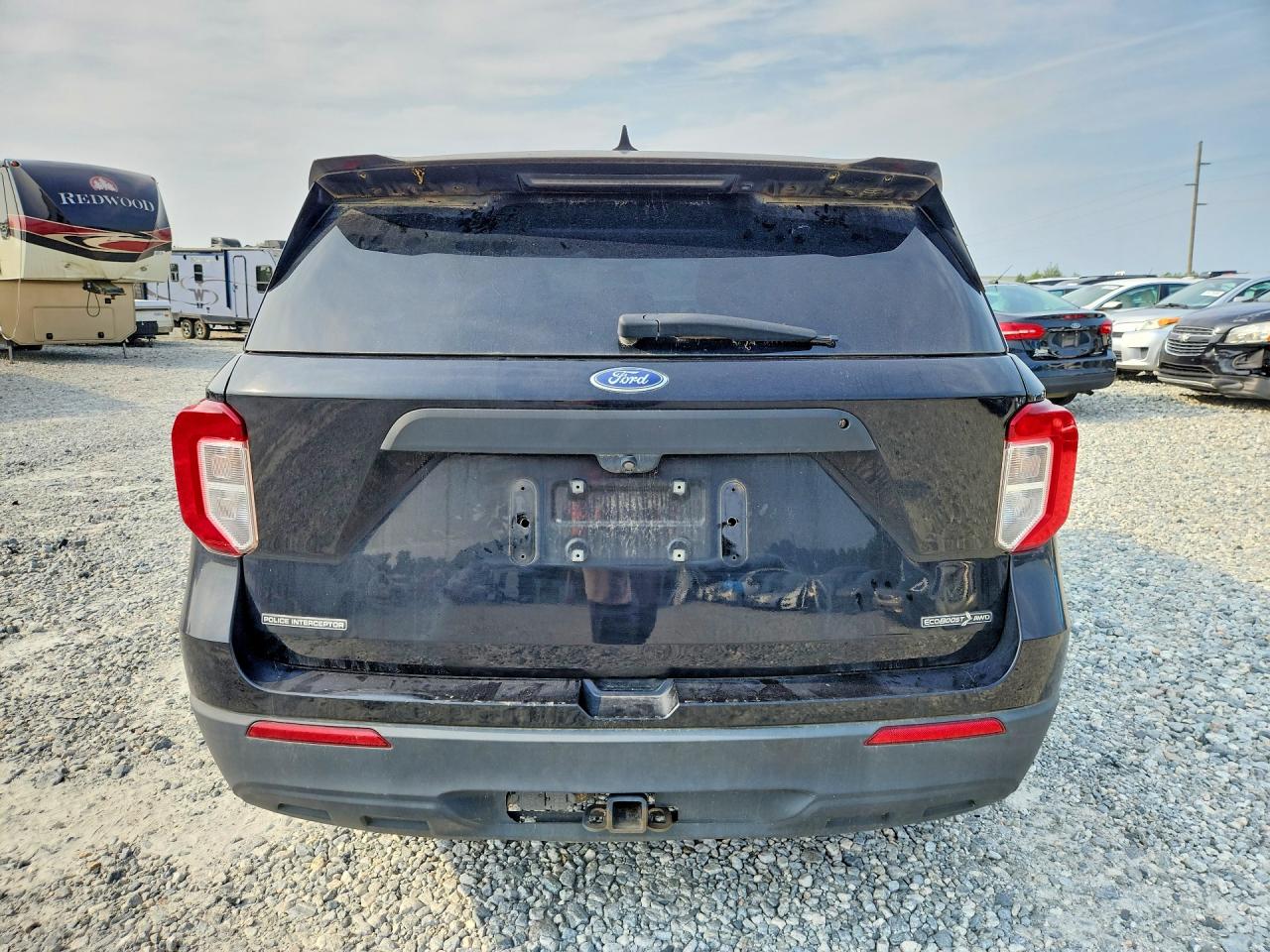 2021 Ford Explorer Police Interceptor Black vin: 1FM5K8AC5MNA04900
