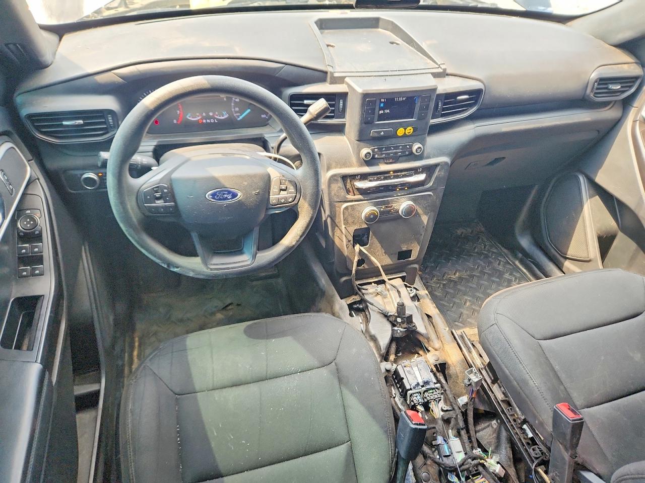 2021 Ford Explorer Police Interceptor Black vin: 1FM5K8AC5MNA04900