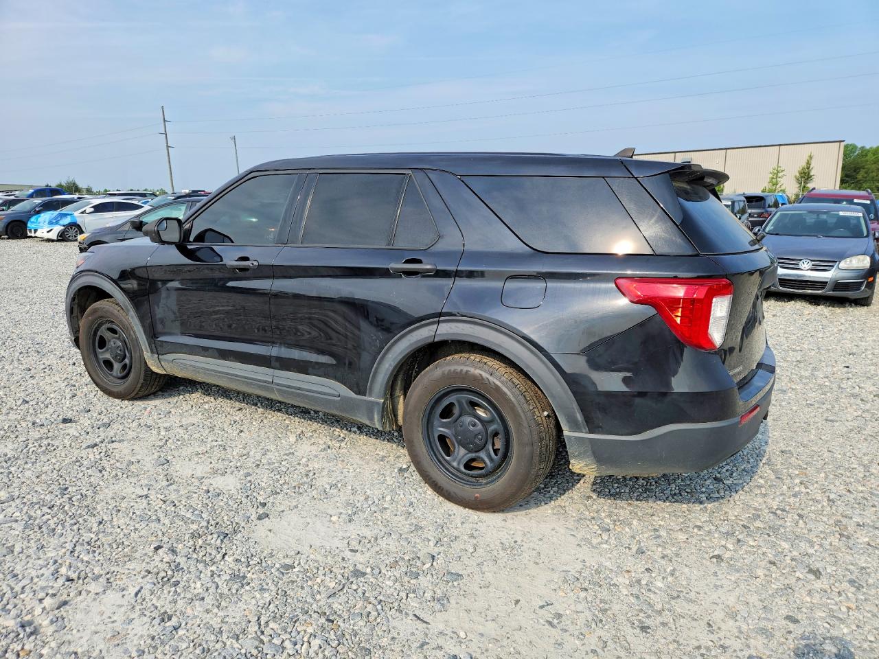 2021 Ford Explorer Police Interceptor Black vin: 1FM5K8AC5MNA04900