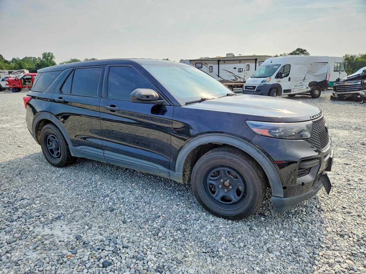 2021 Ford Explorer Police Interceptor Black vin: 1FM5K8AC5MNA04900
