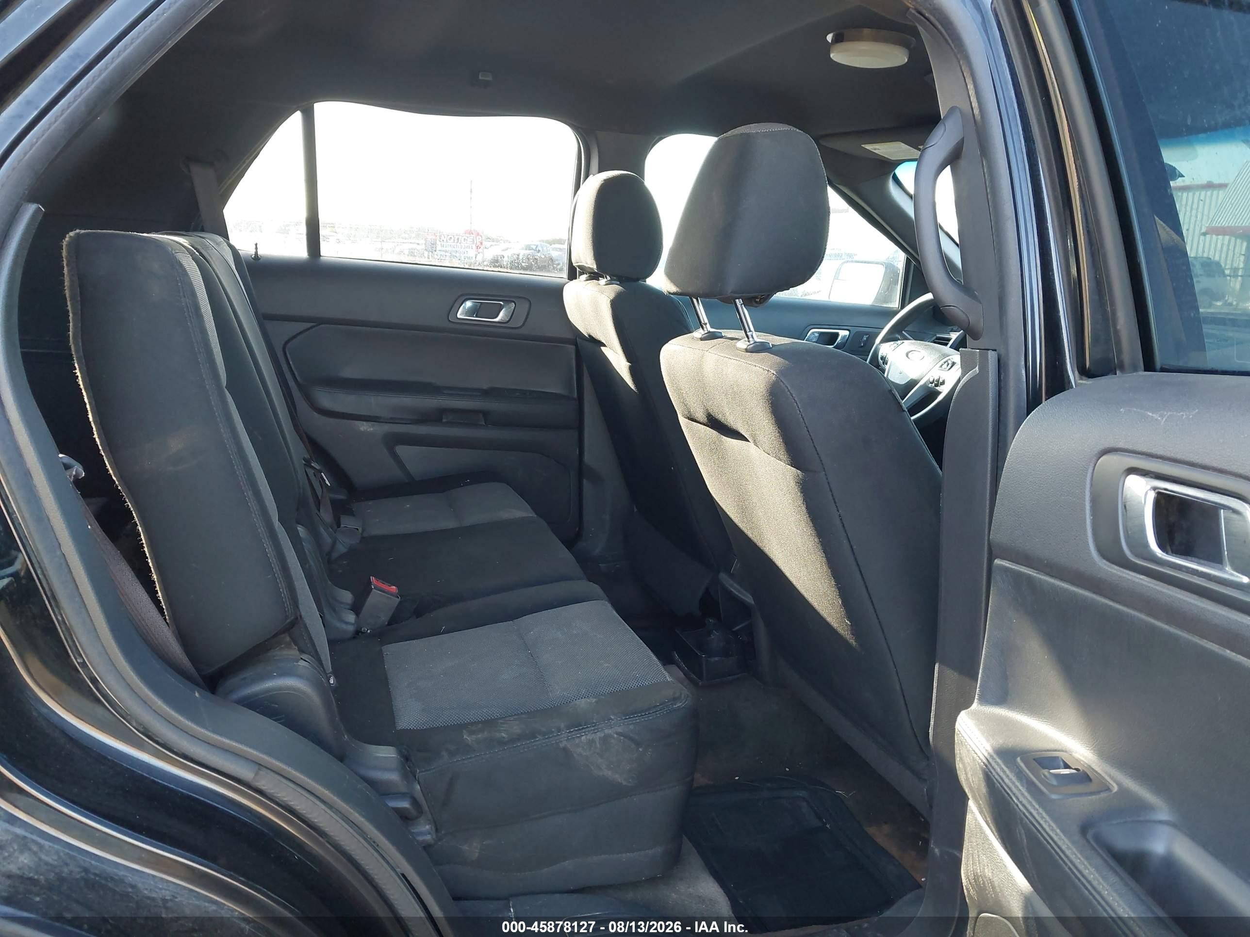 2013 Ford Utility Police Interceptor   Black vin: 1FM5K8AR0DGB44281