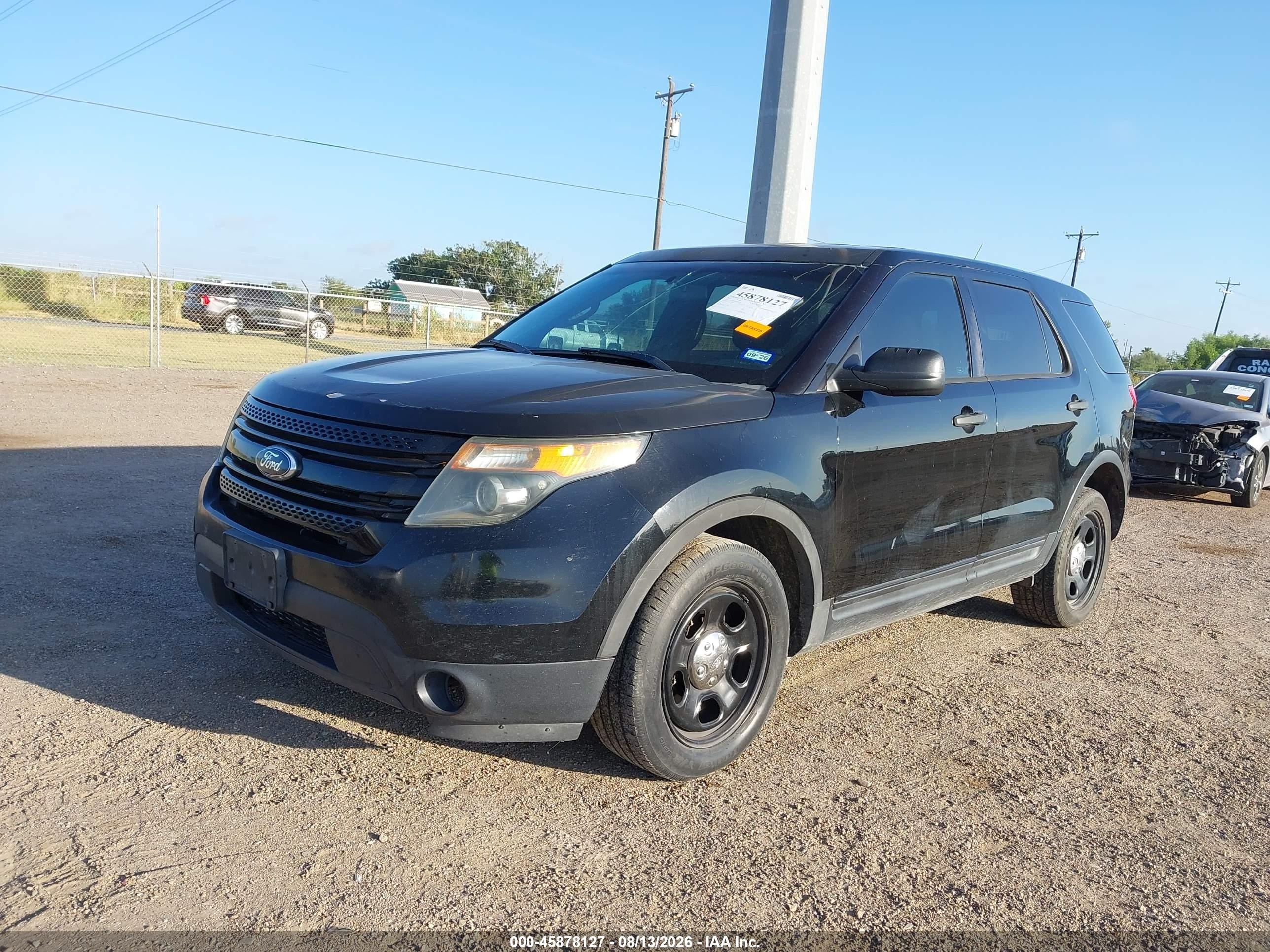 2013 Ford Utility Police Interceptor   Black vin: 1FM5K8AR0DGB44281