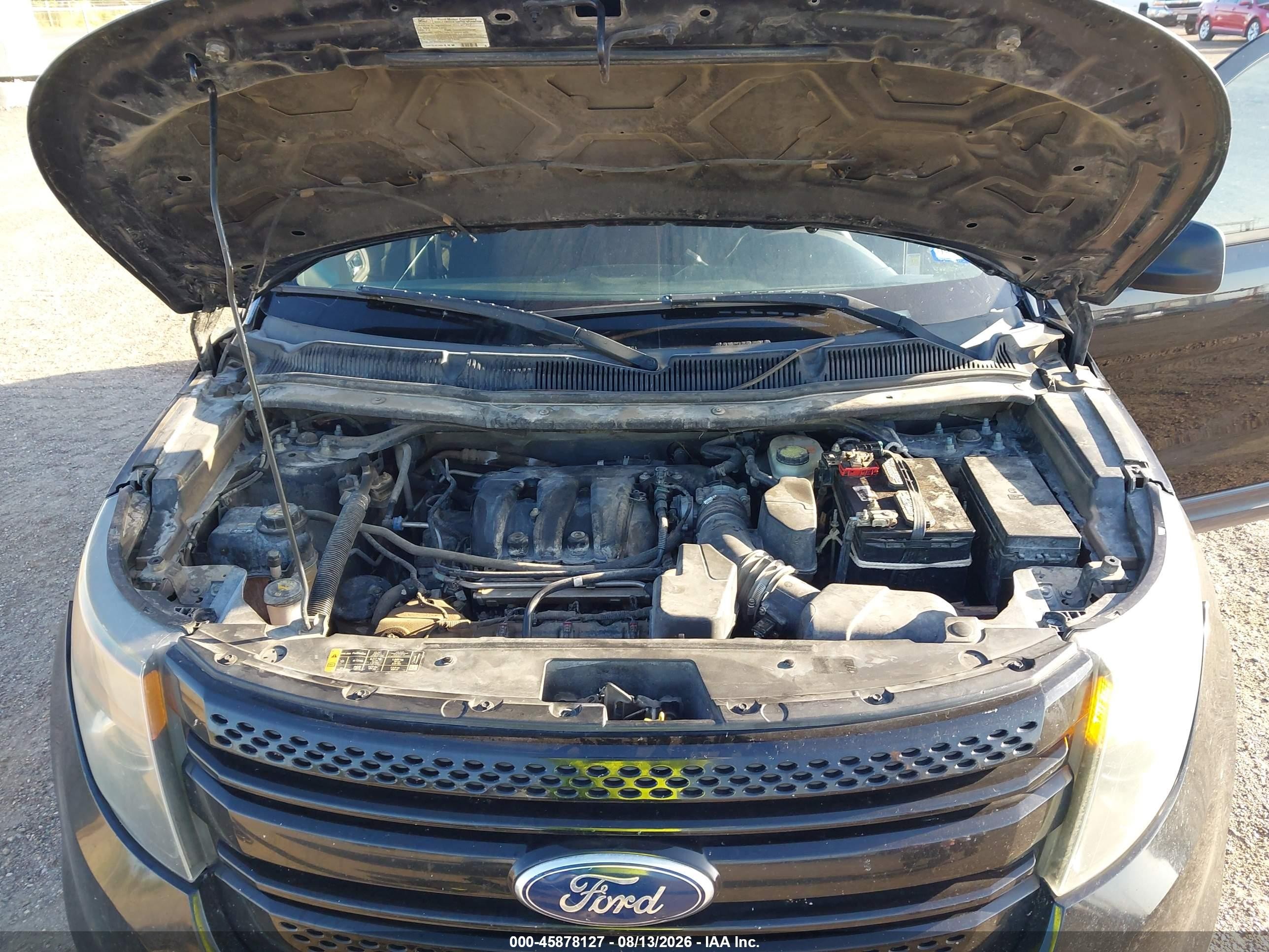 2013 Ford Utility Police Interceptor   Black vin: 1FM5K8AR0DGB44281
