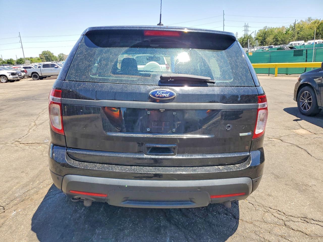 2015 Ford Explorer Police Interceptor Black vin: 1FM5K8AR0FGA16092