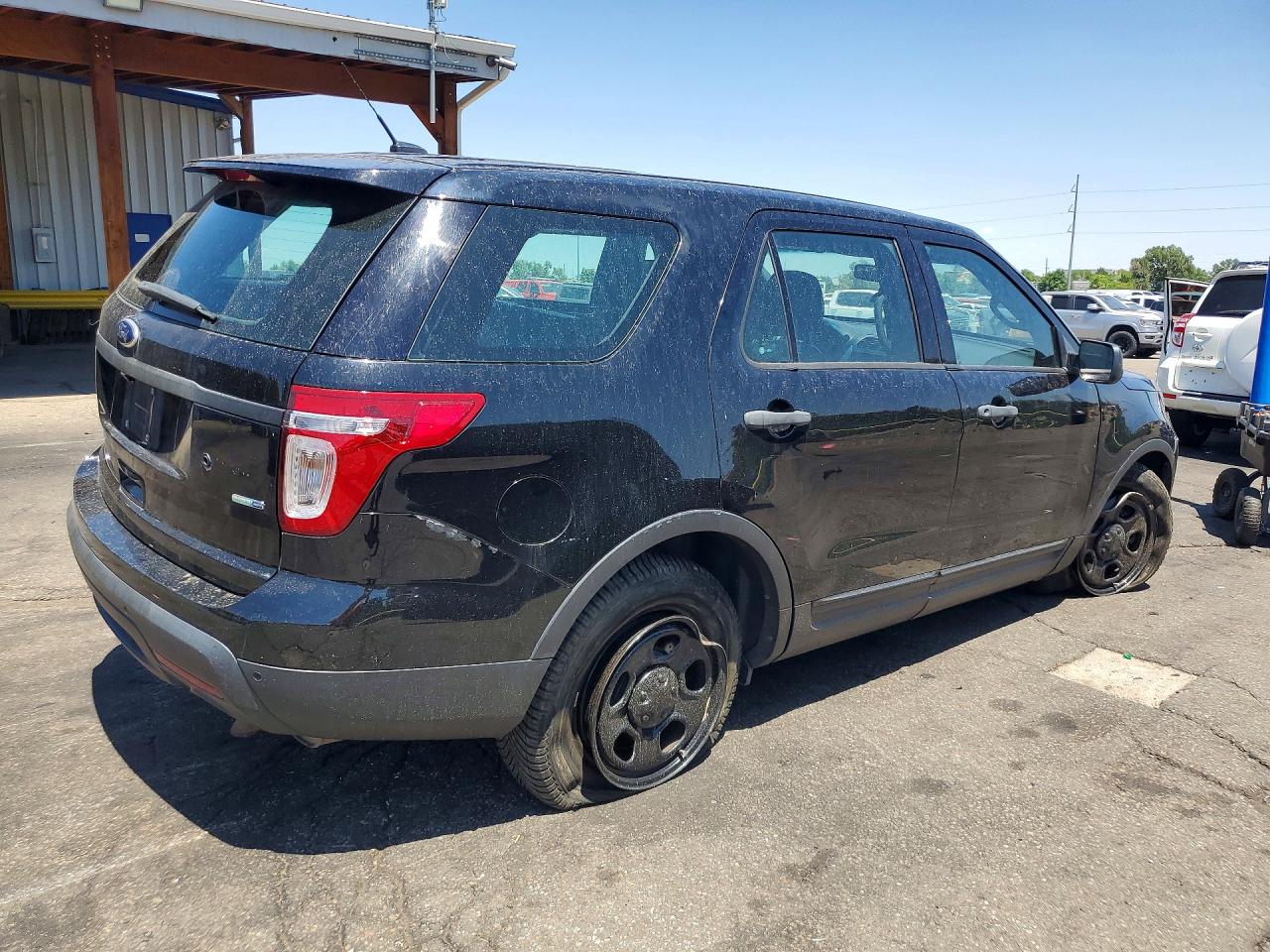 2015 Ford Explorer Police Interceptor Black vin: 1FM5K8AR0FGA16092
