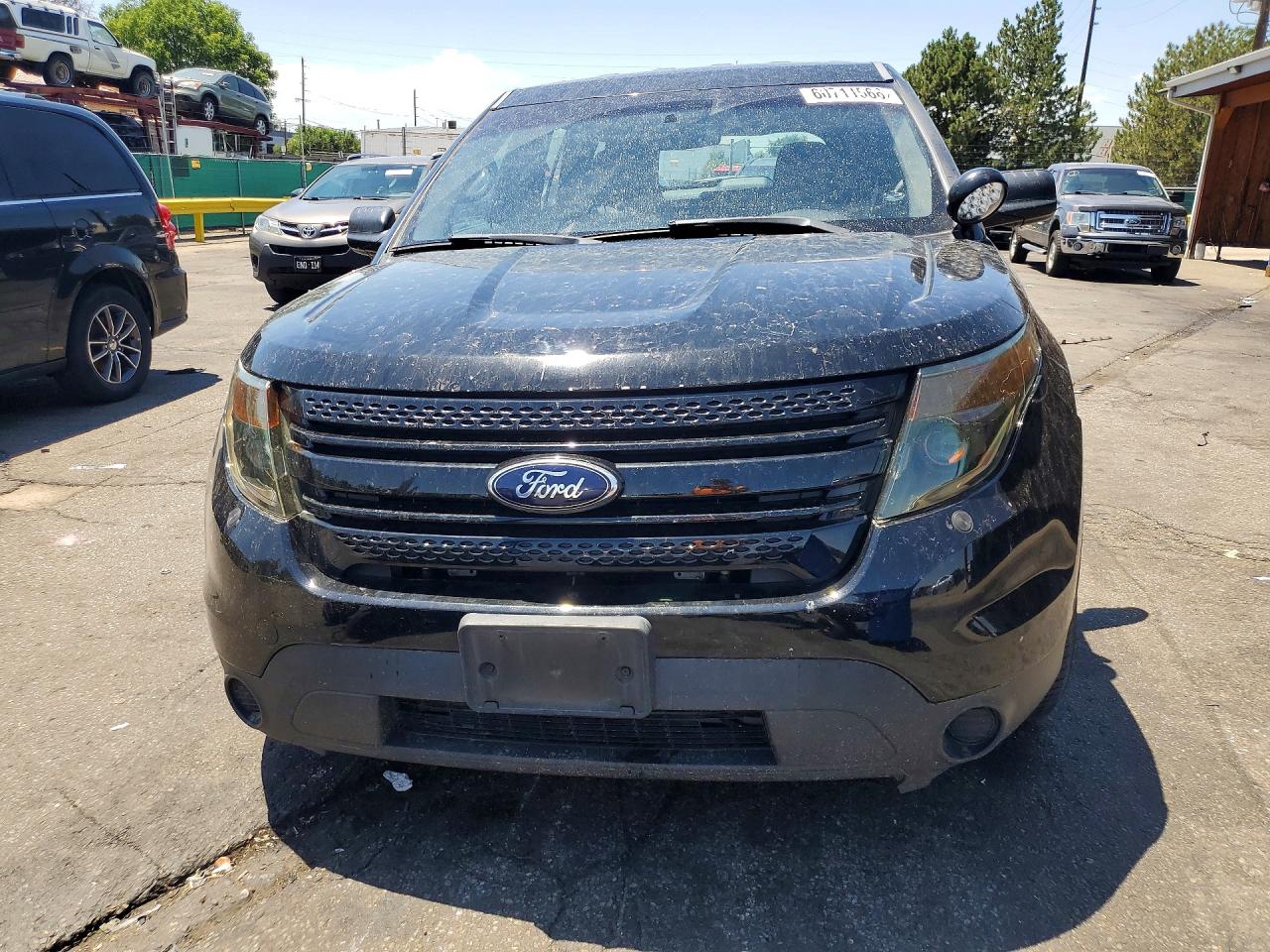 2015 Ford Explorer Police Interceptor Black vin: 1FM5K8AR0FGA16092