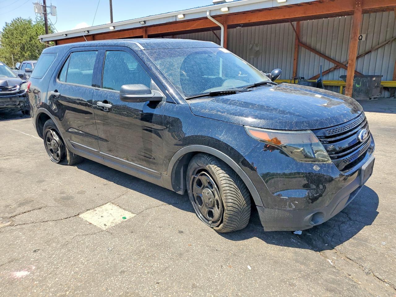 2015 Ford Explorer Police Interceptor Black vin: 1FM5K8AR0FGA16092