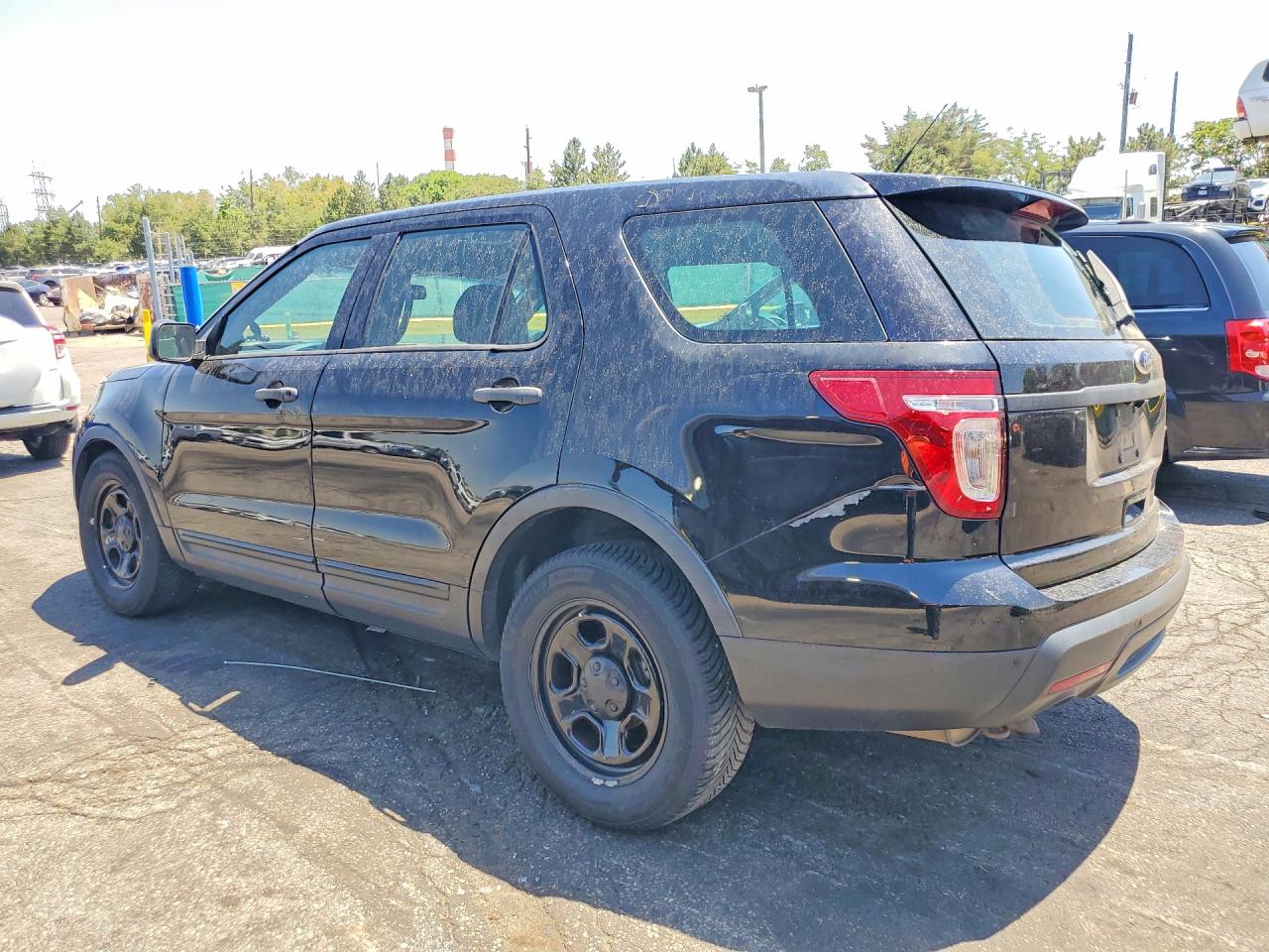 2015 Ford Explorer Police Interceptor Black vin: 1FM5K8AR0FGA16092