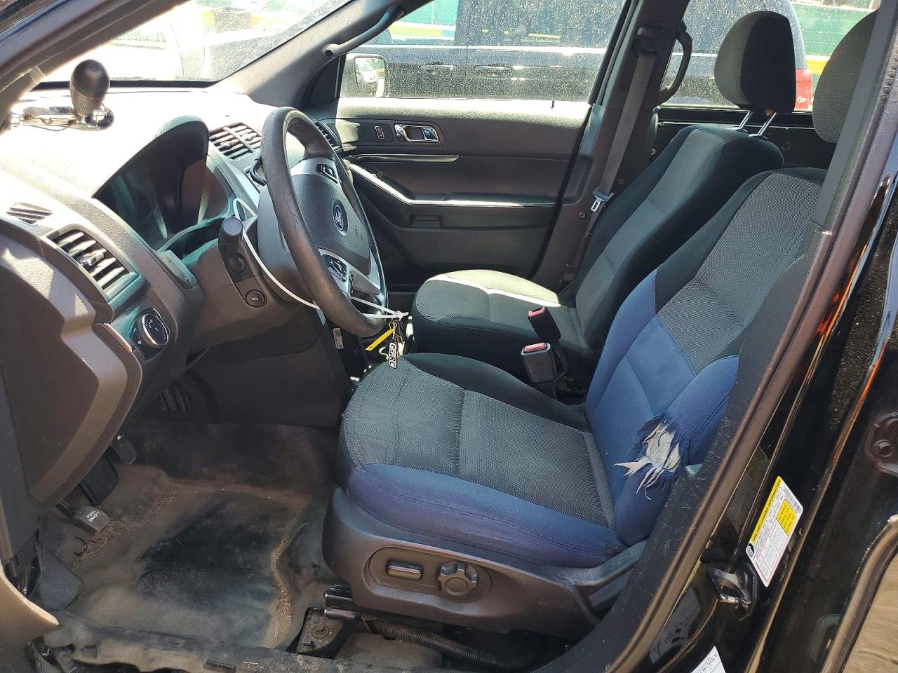 2015 Ford Explorer Police Interceptor Black vin: 1FM5K8AR0FGA16092