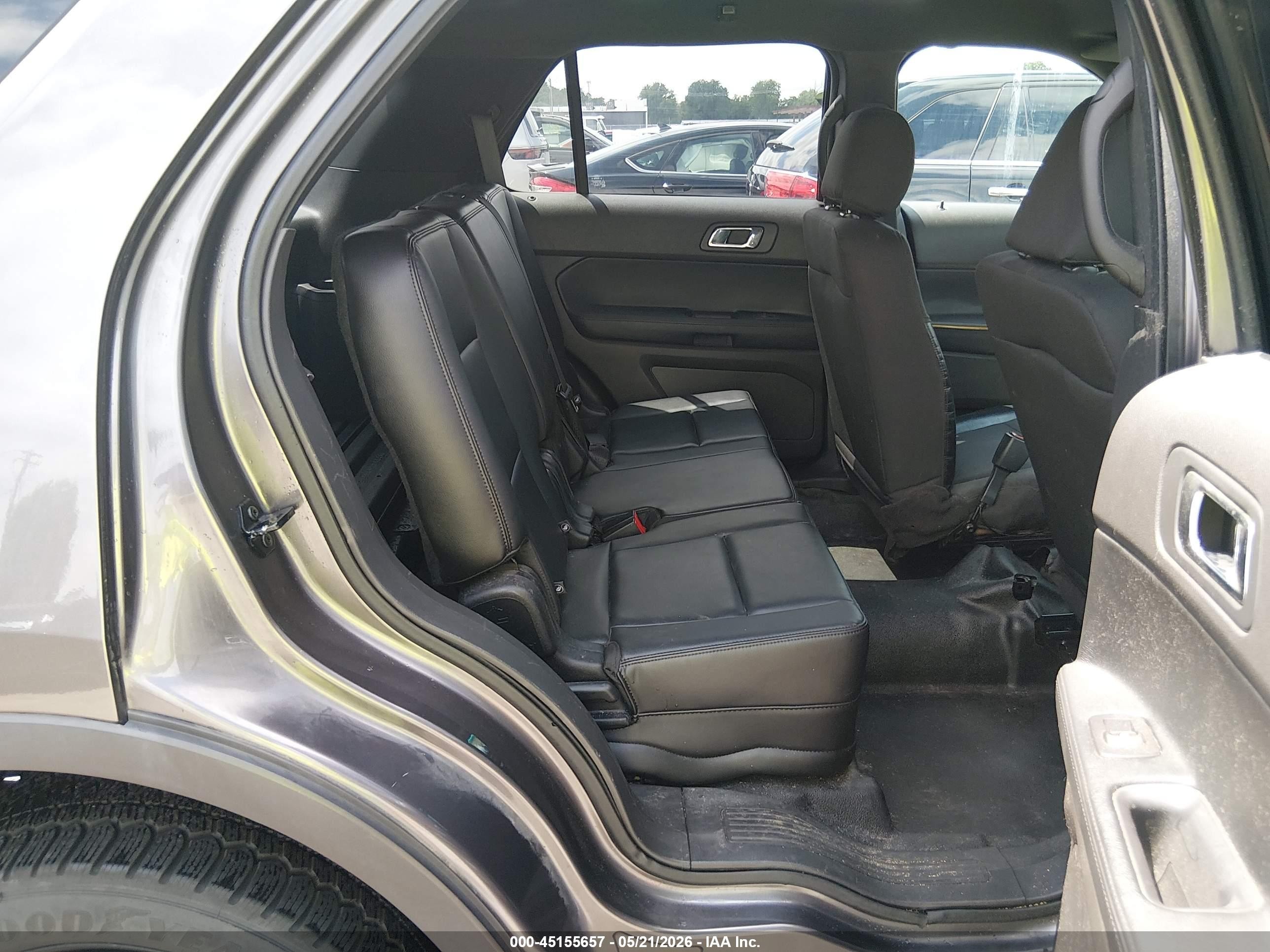 2015 Ford Utility Police Interceptor   Gray vin: 1FM5K8AR0FGC51625