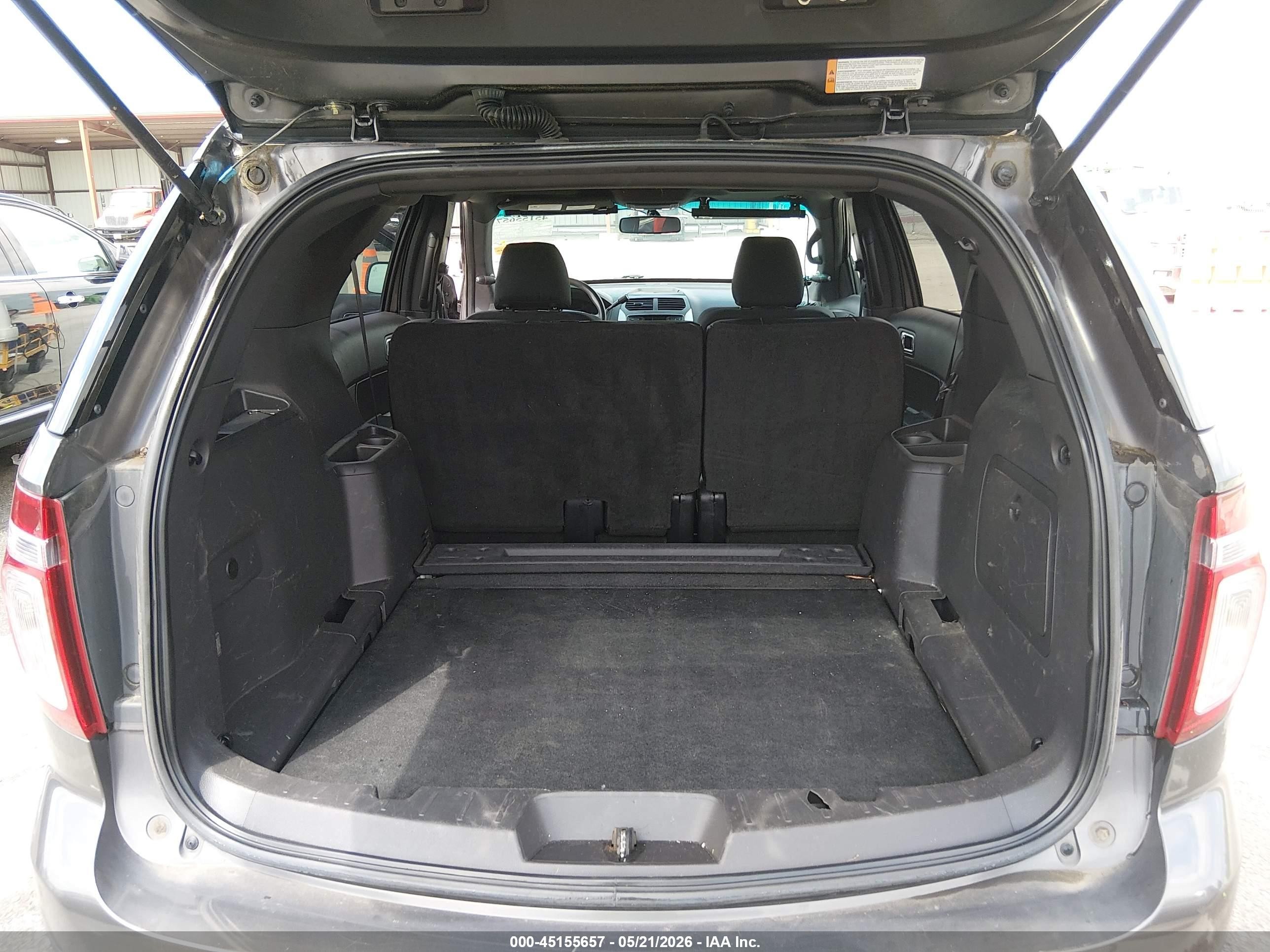2015 Ford Utility Police Interceptor   Gray vin: 1FM5K8AR0FGC51625