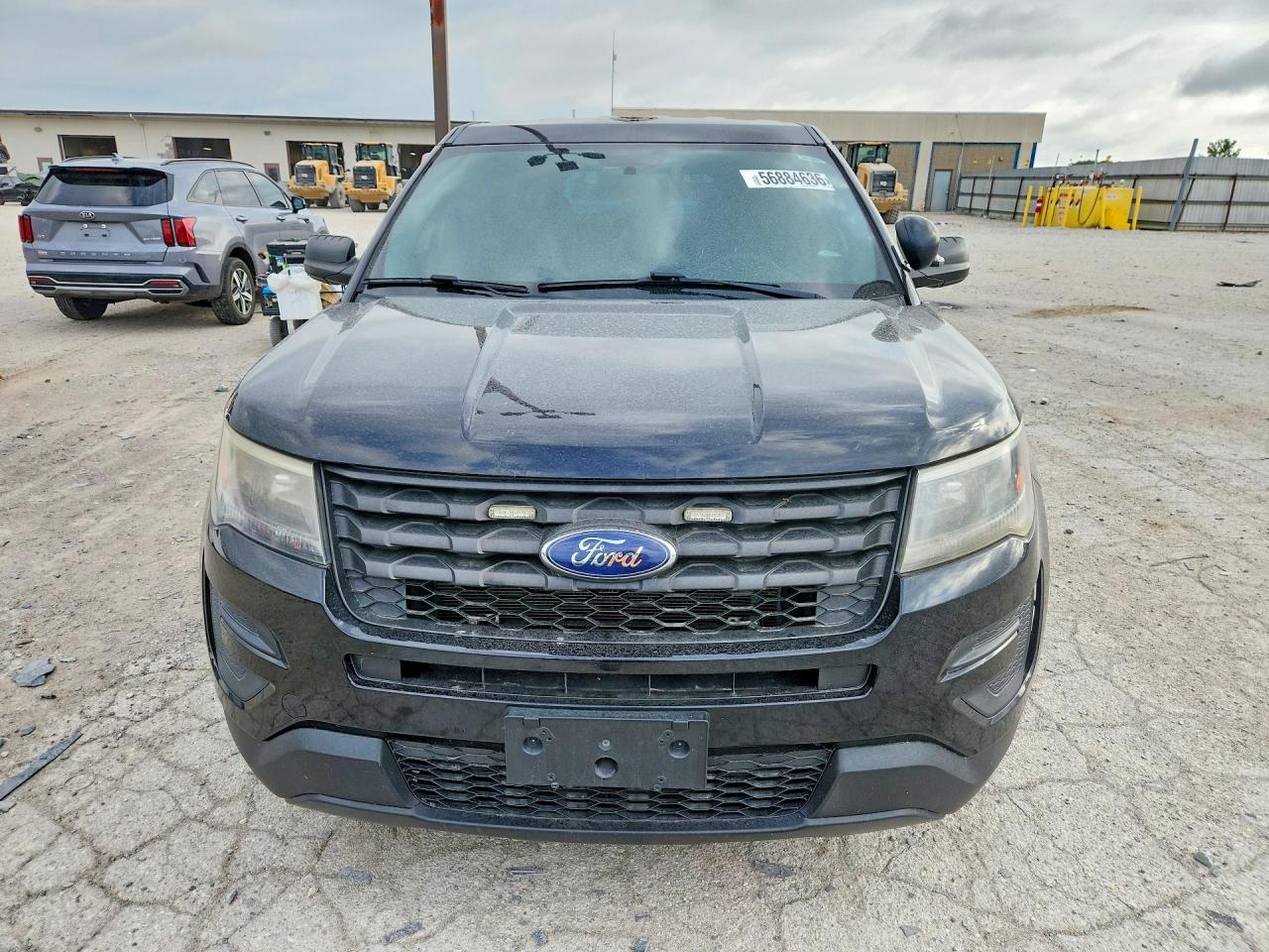 2017 Ford Explorer Police Interceptor Black vin: 1FM5K8AR0HGD59259