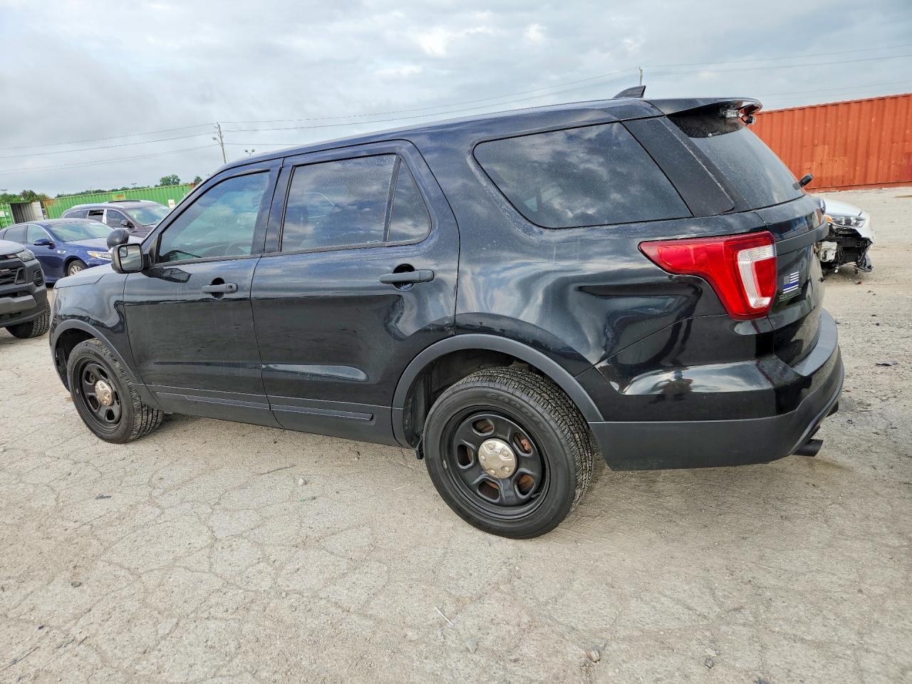2017 Ford Explorer Police Interceptor Black vin: 1FM5K8AR0HGD59259