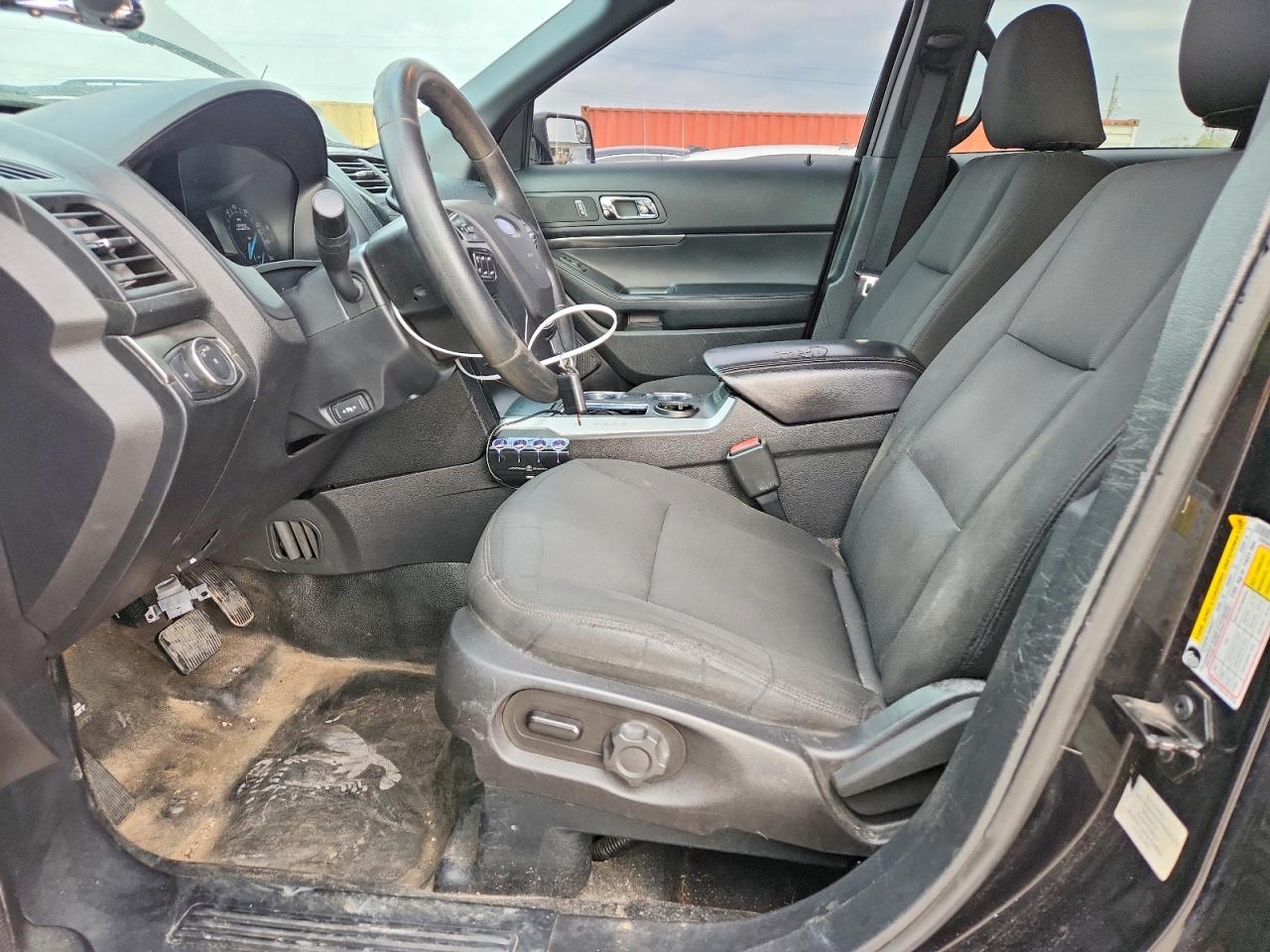 2017 Ford Explorer Police Interceptor Black vin: 1FM5K8AR0HGD59259