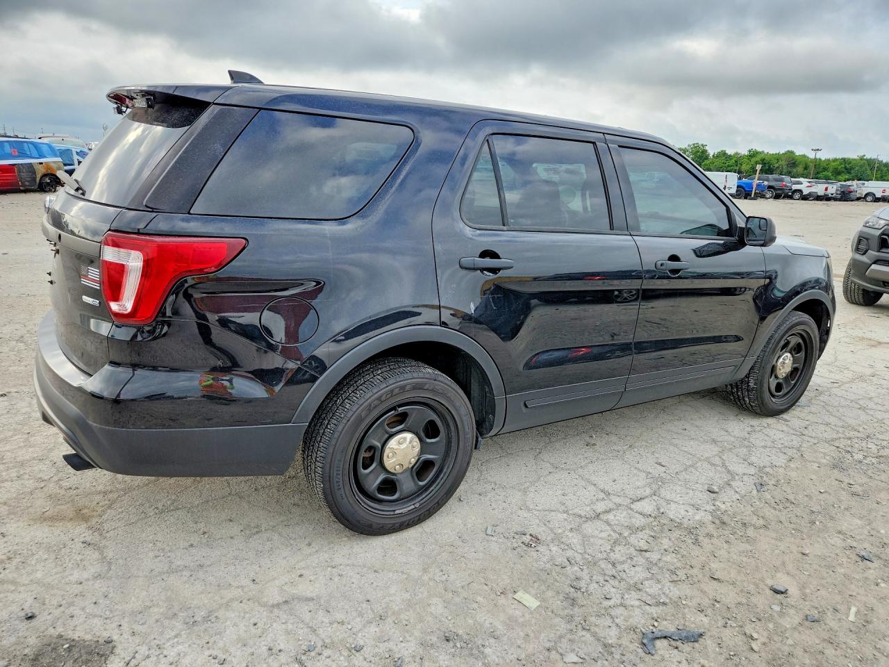 2017 Ford Explorer Police Interceptor Black vin: 1FM5K8AR0HGD59259