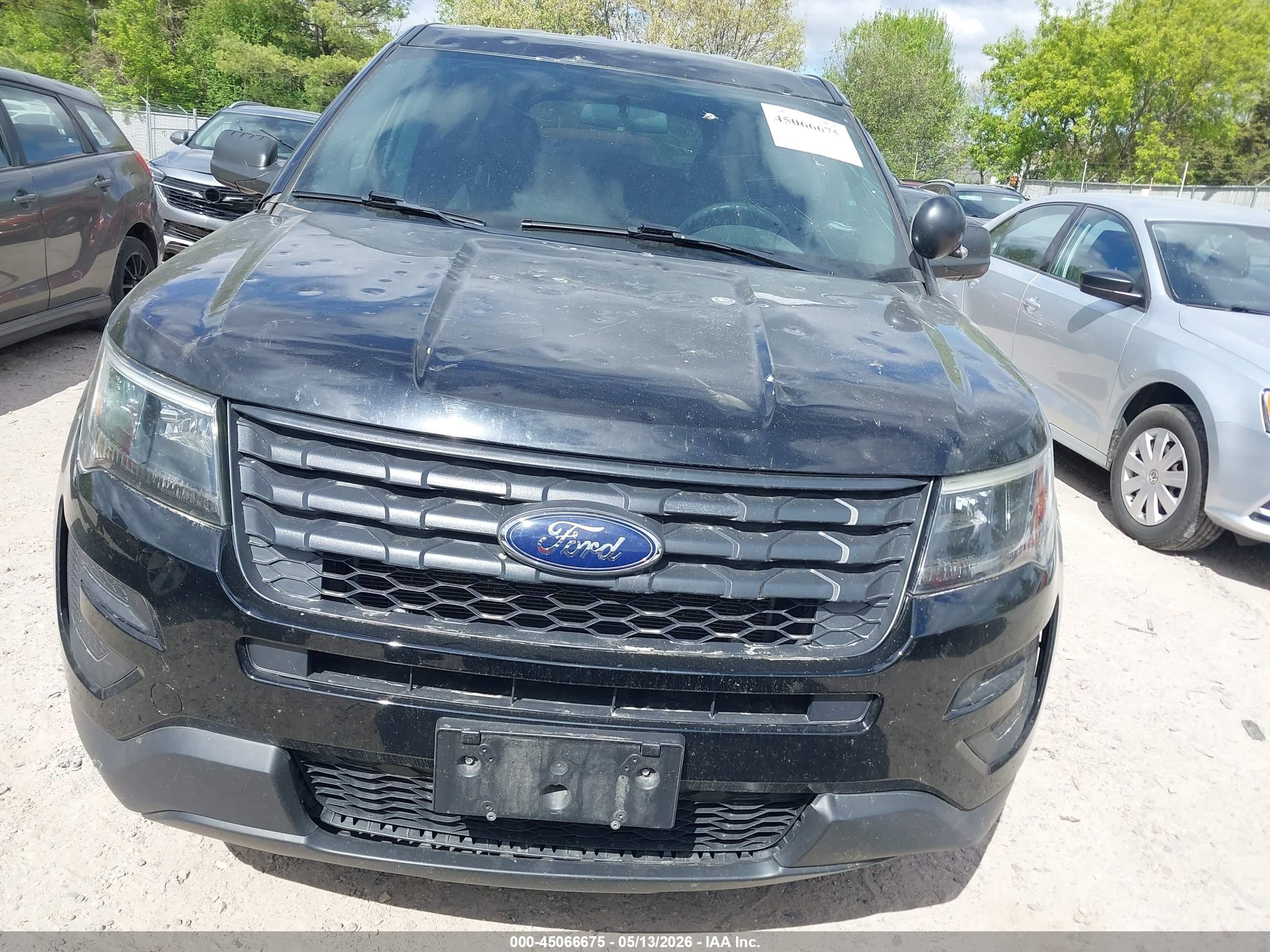 2019 Ford Police Interceptor Utility   Black vin: 1FM5K8AR0KGB45346