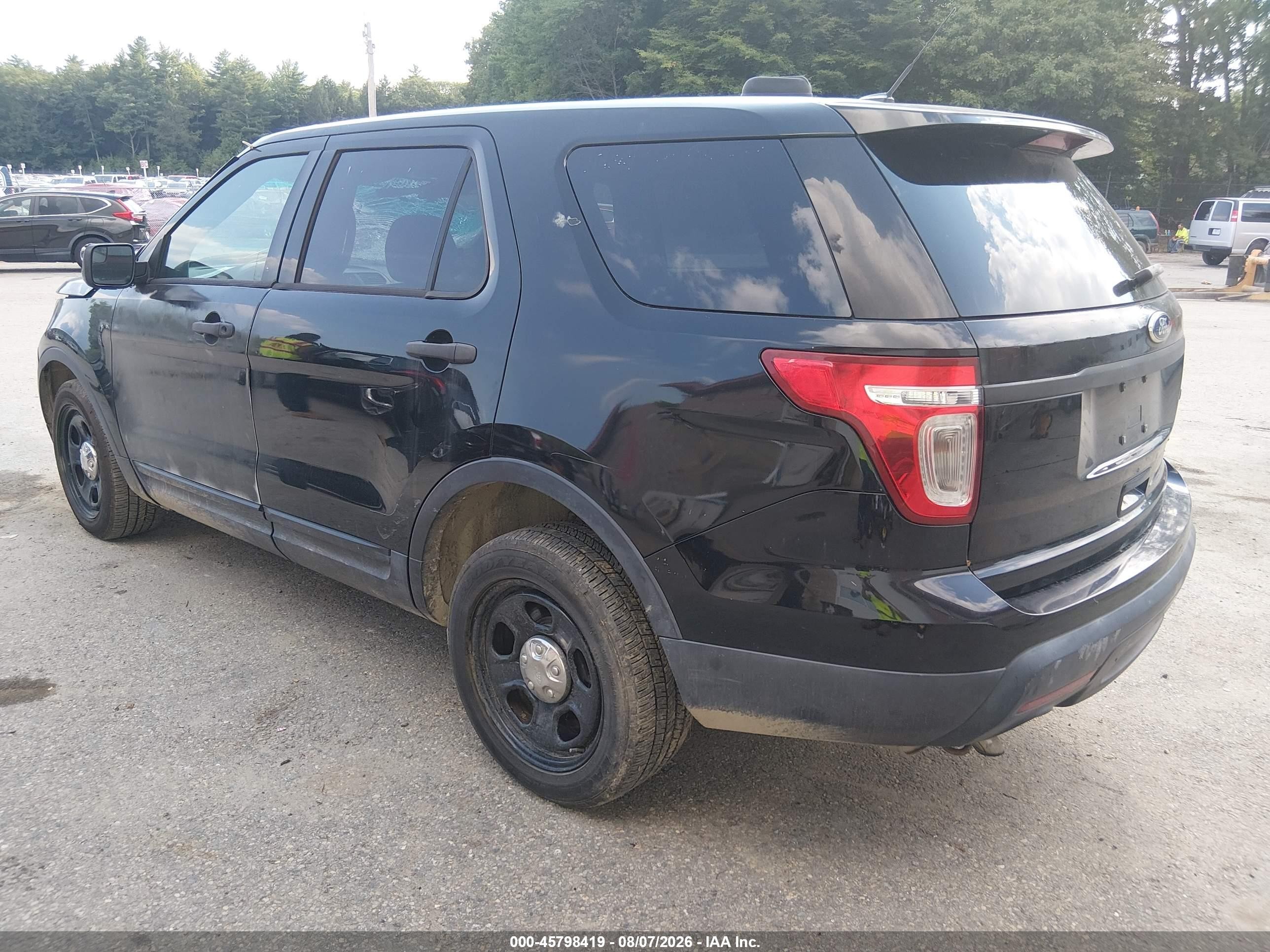 2013 Ford Utility Police Interceptor   Black vin: 1FM5K8AR1DGC31400