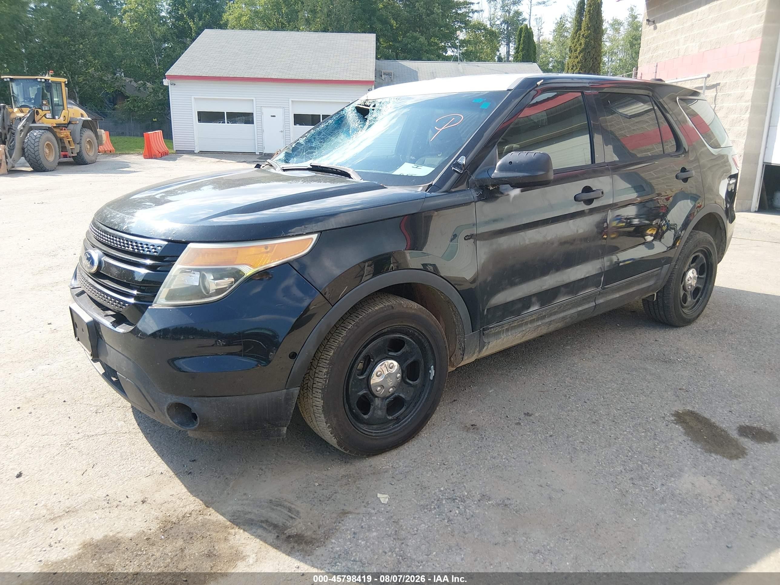 2013 Ford Utility Police Interceptor   Black vin: 1FM5K8AR1DGC31400