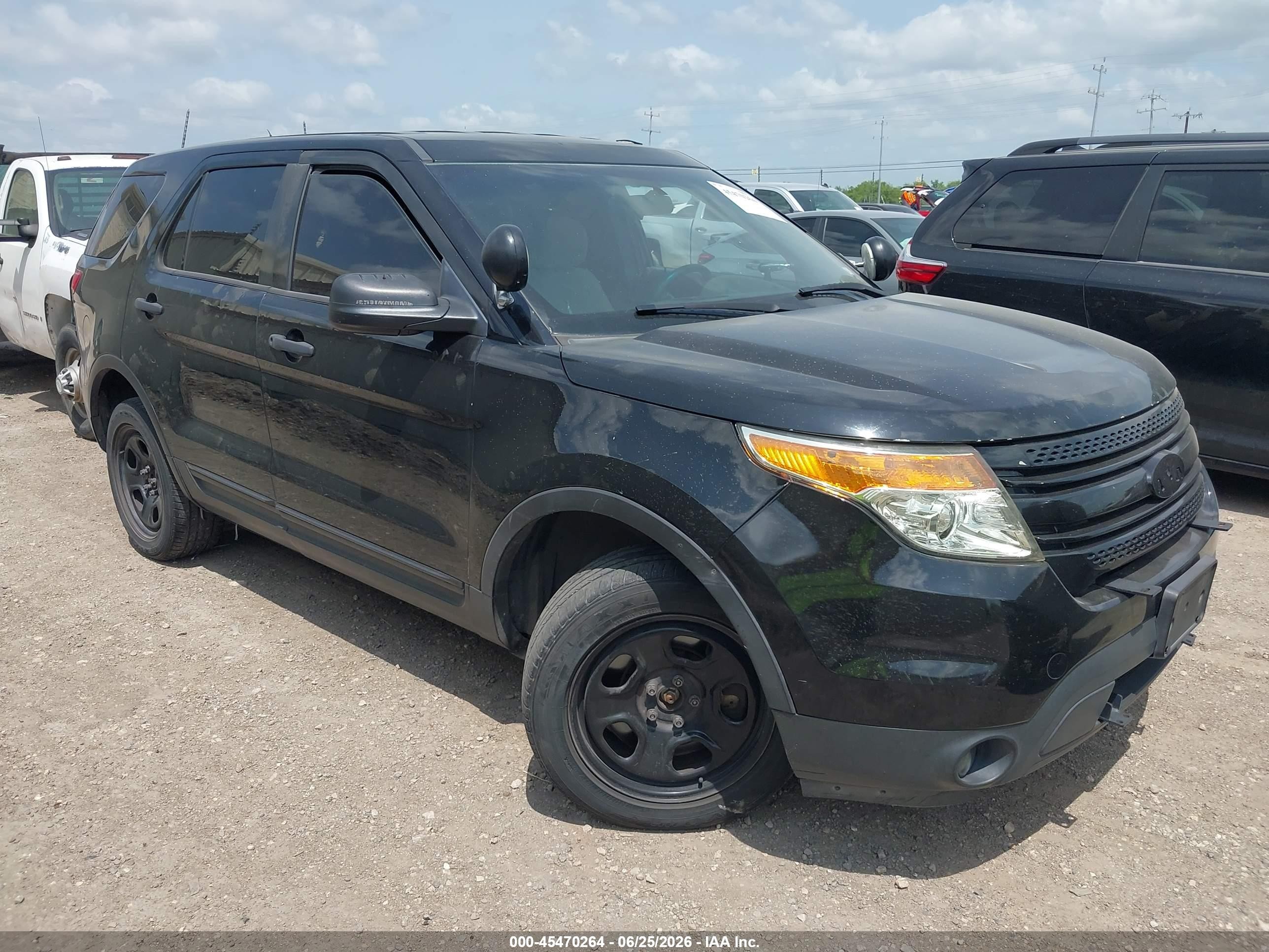 2014 Ford Utility Police Interceptor   Black vin: 1FM5K8AR1EGC08233