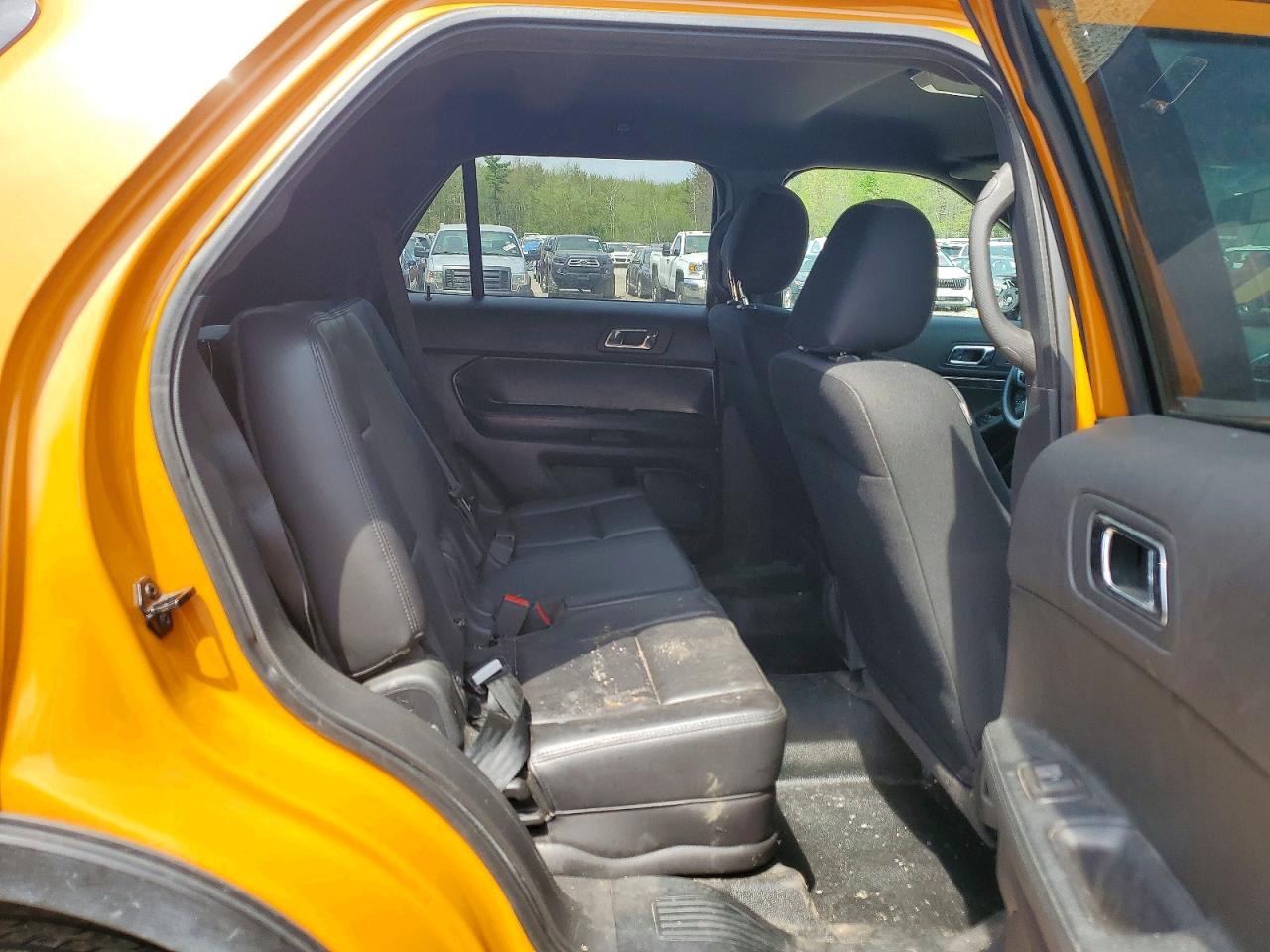 2014 Ford Explorer Police Interceptor Orange vin: 1FM5K8AR1EGC14243