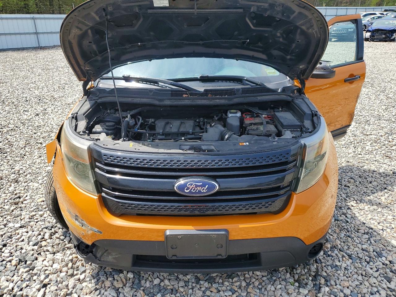 2014 Ford Explorer Police Interceptor Orange vin: 1FM5K8AR1EGC14243