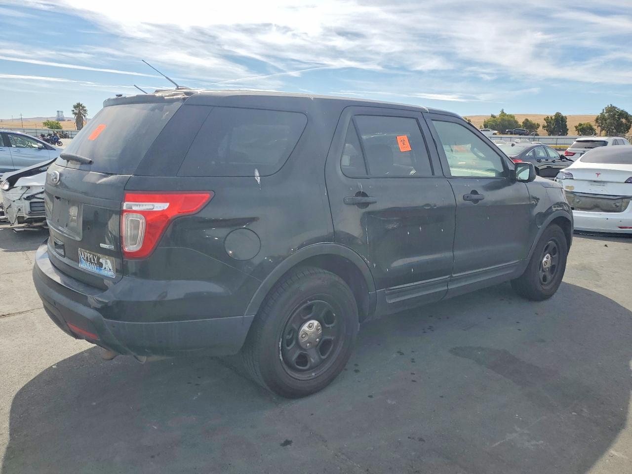 2014 Ford Explorer Police Interceptor Черный vin: 1FM5K8AR1EGC15263