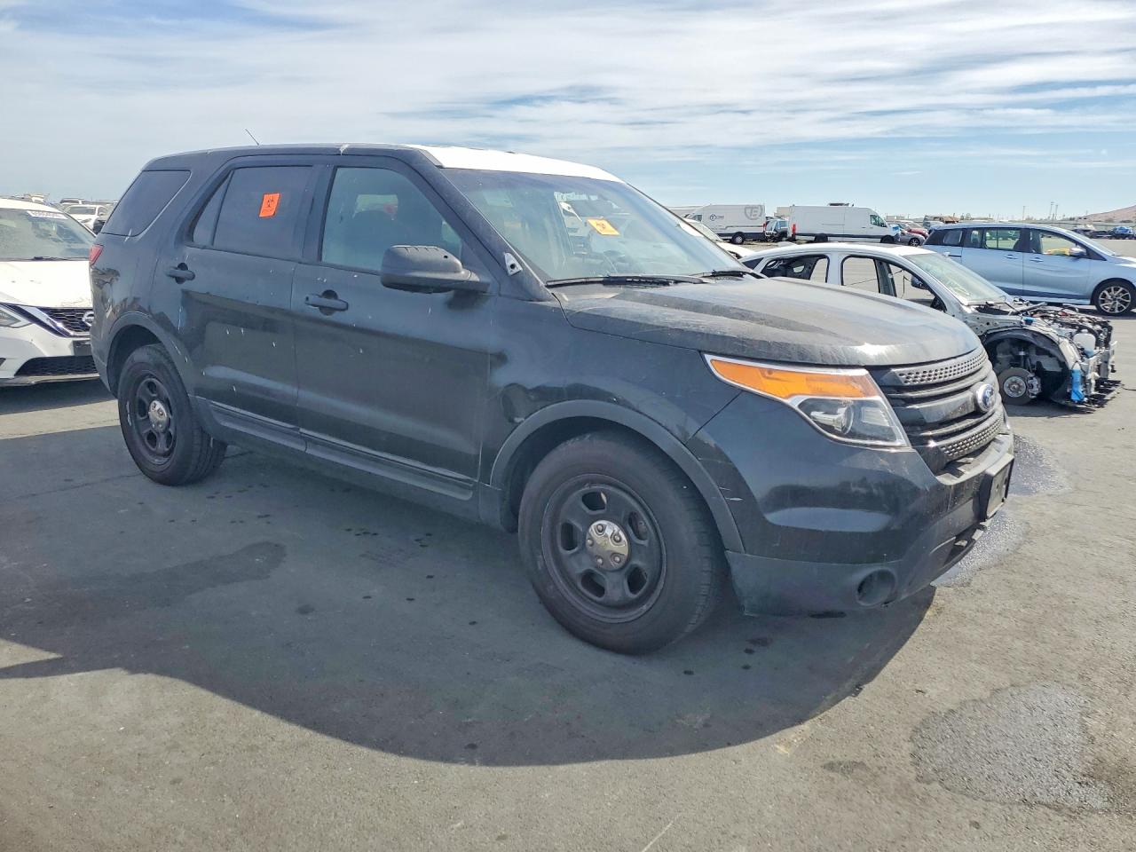 2014 Ford Explorer Police Interceptor Черный vin: 1FM5K8AR1EGC15263