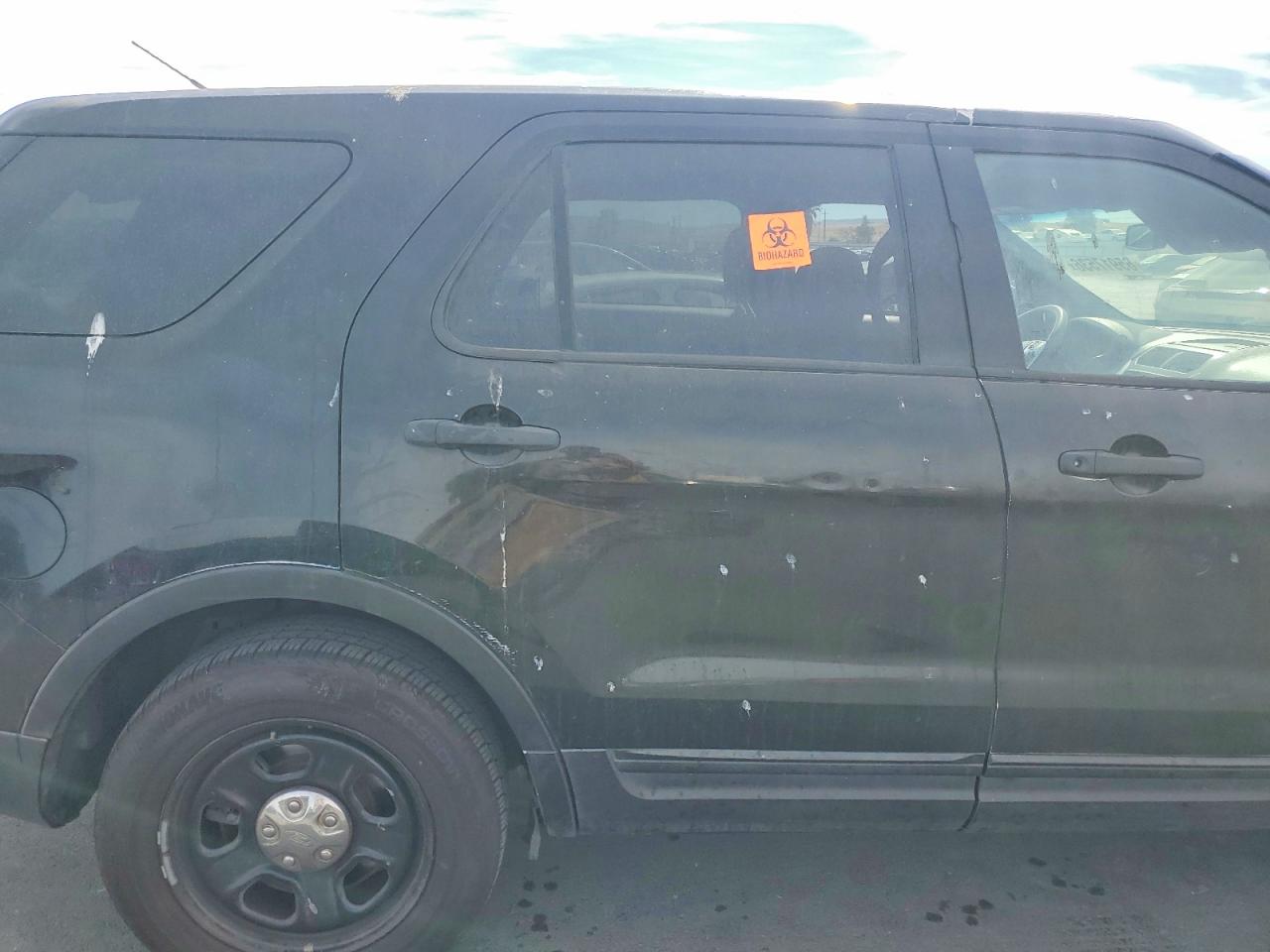 2014 Ford Explorer Police Interceptor Черный vin: 1FM5K8AR1EGC15263
