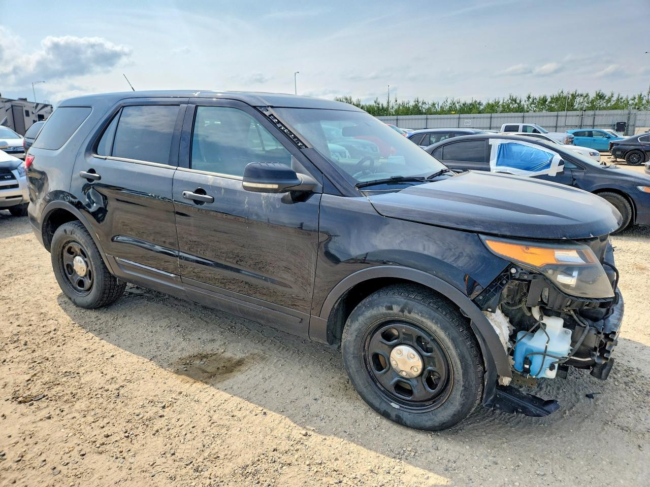2015 Ford Explorer Police Interceptor Black vin: 1FM5K8AR1FGC17970