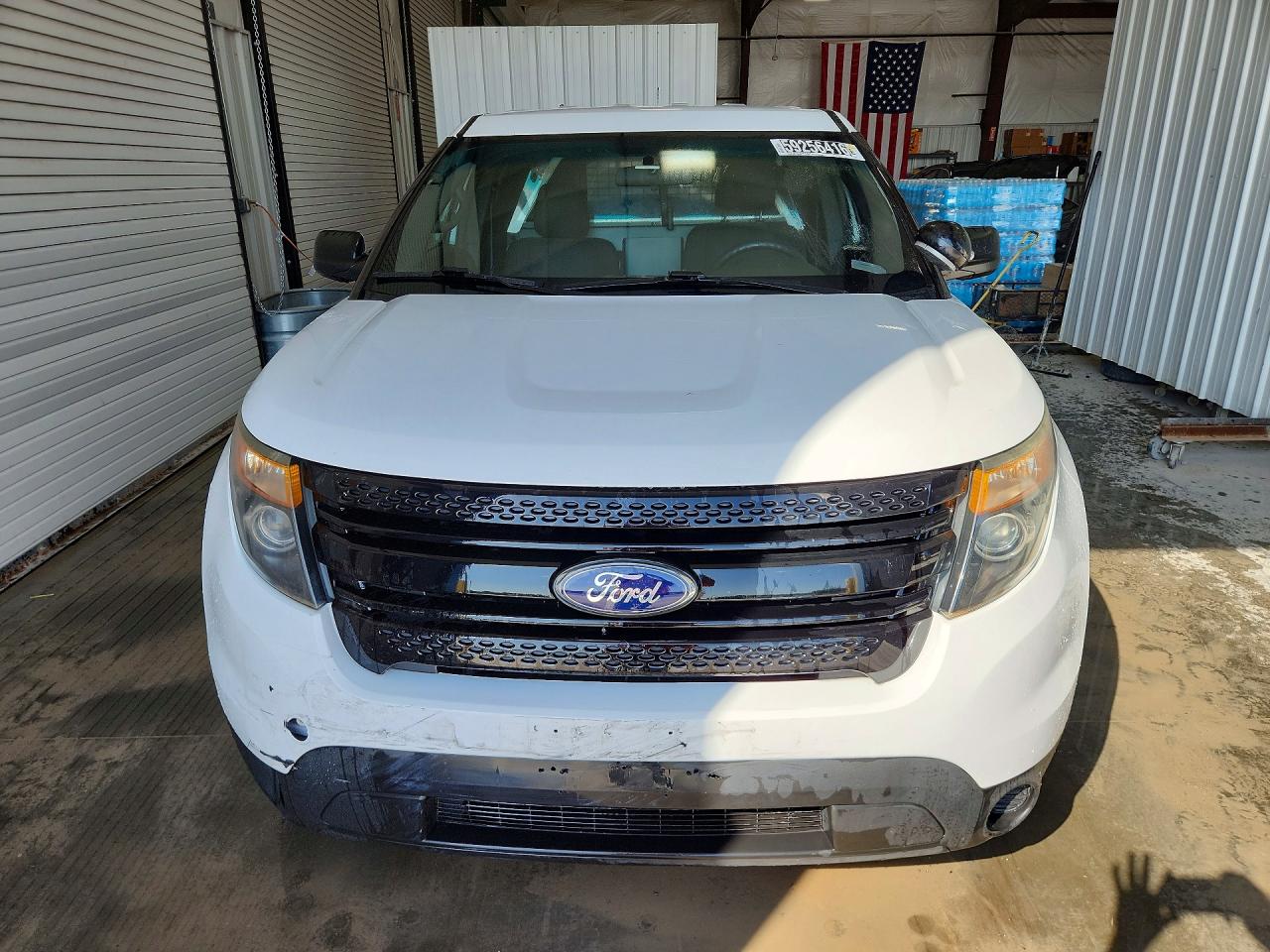 2015 Ford Explorer Police Interceptor White vin: 1FM5K8AR1FGC41640