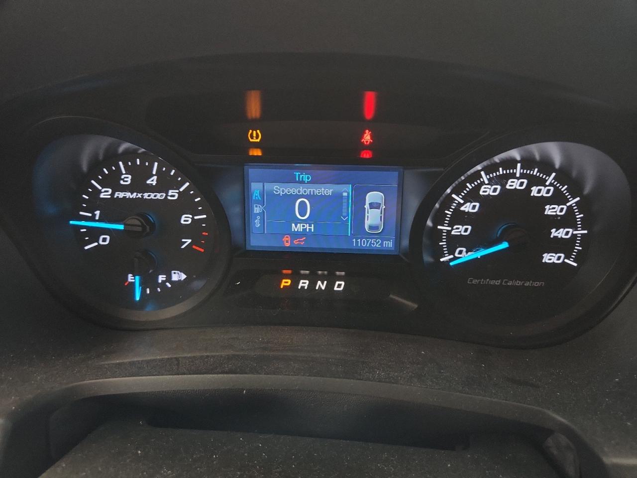 2015 Ford Explorer Police Interceptor White vin: 1FM5K8AR1FGC41640 Damage: Warning - Tire Pressure, On, Unacceptable