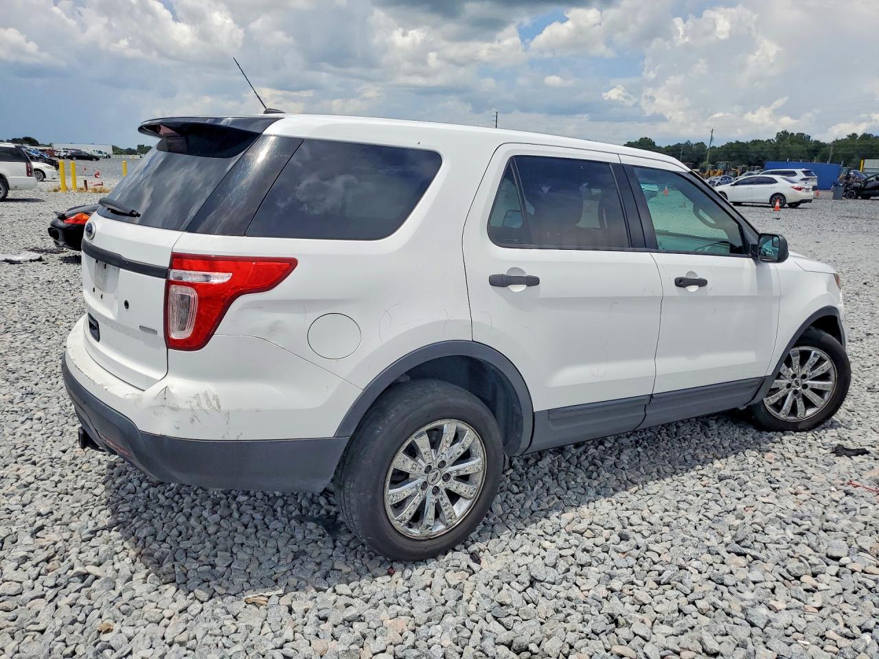 2013 Ford Explorer Police Interceptor Белый vin: 1FM5K8AR2DGA04961
