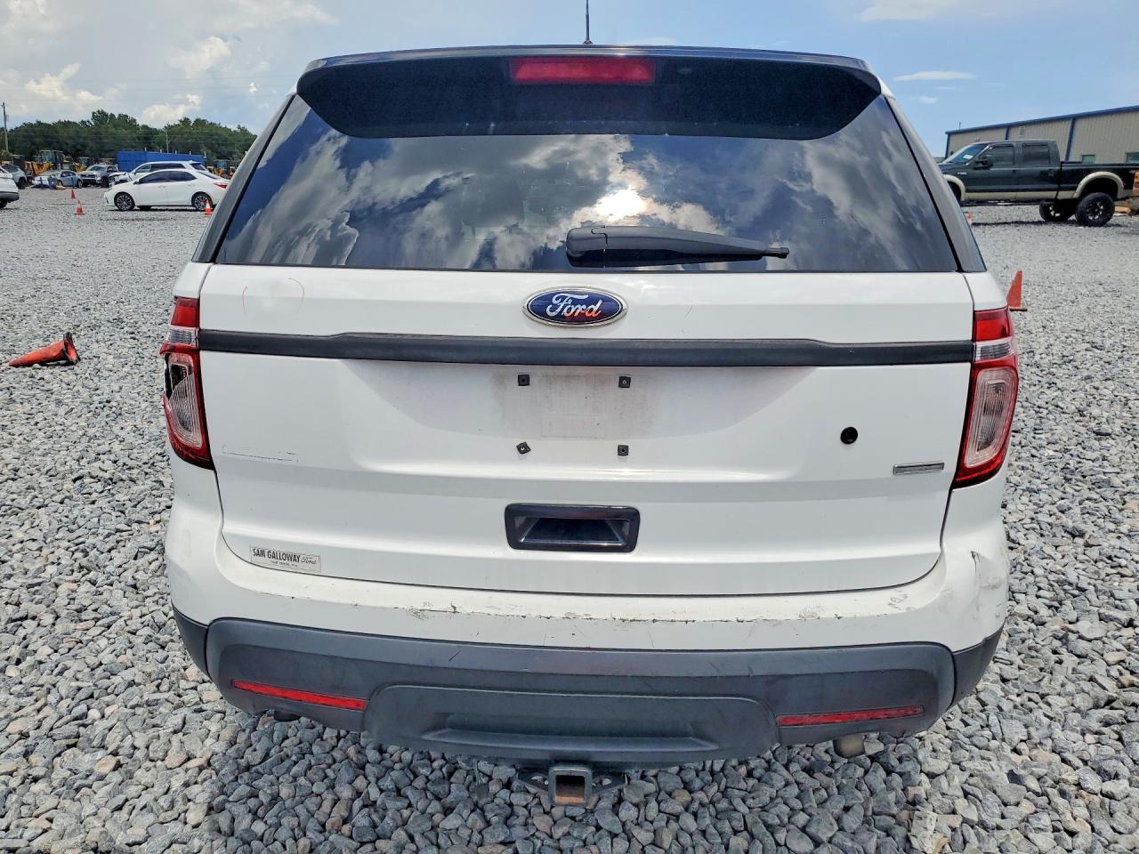 2013 Ford Explorer Police Interceptor Белый vin: 1FM5K8AR2DGA04961