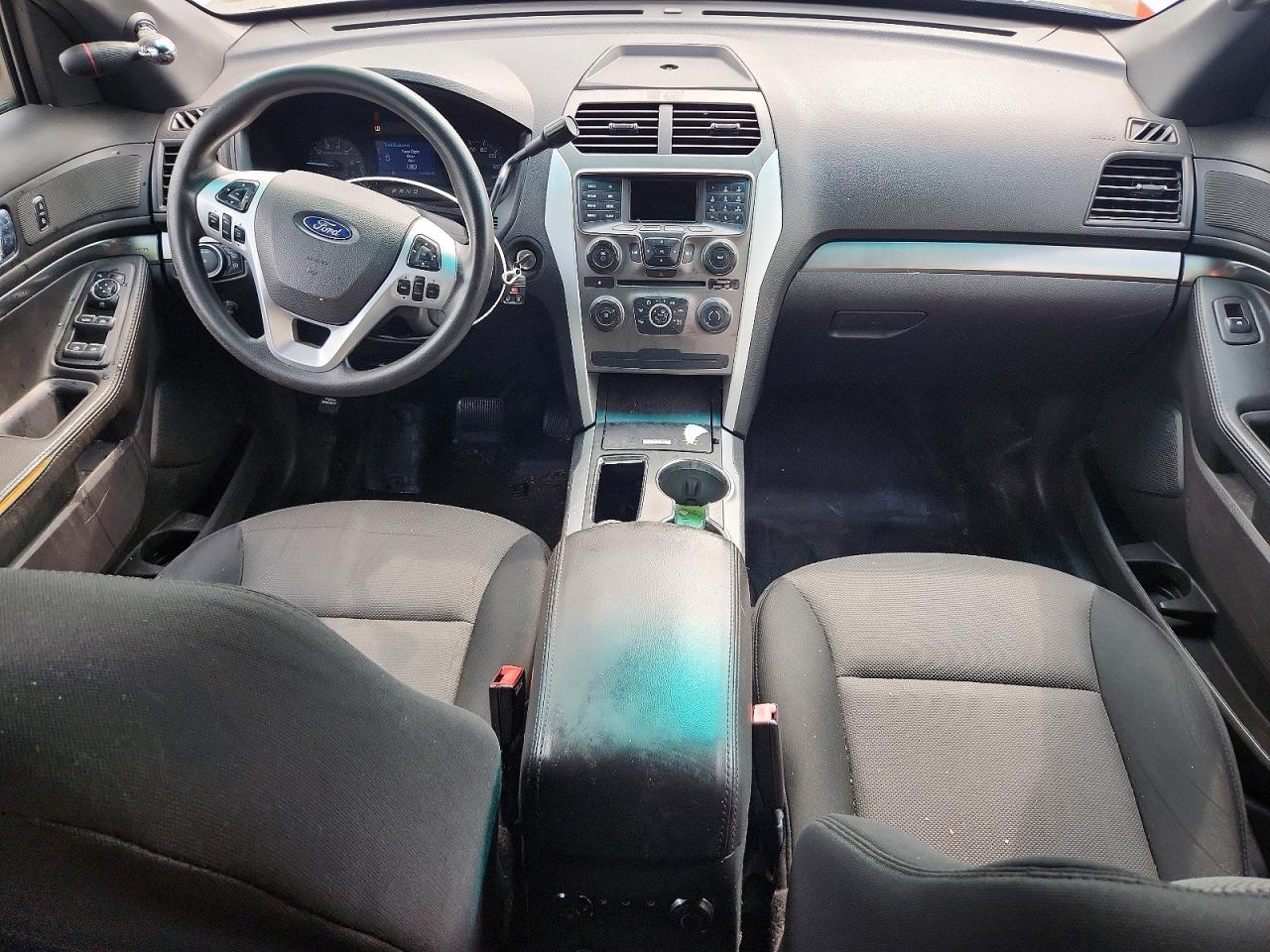 2013 Ford Explorer Police Interceptor White vin: 1FM5K8AR2DGC16145