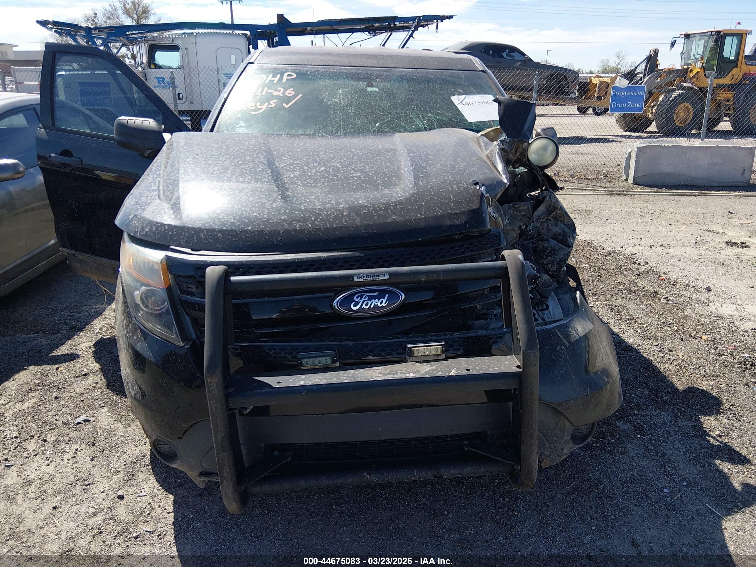 2014 Ford Utility Police Interceptor   Black vin: 1FM5K8AR2EGA60450