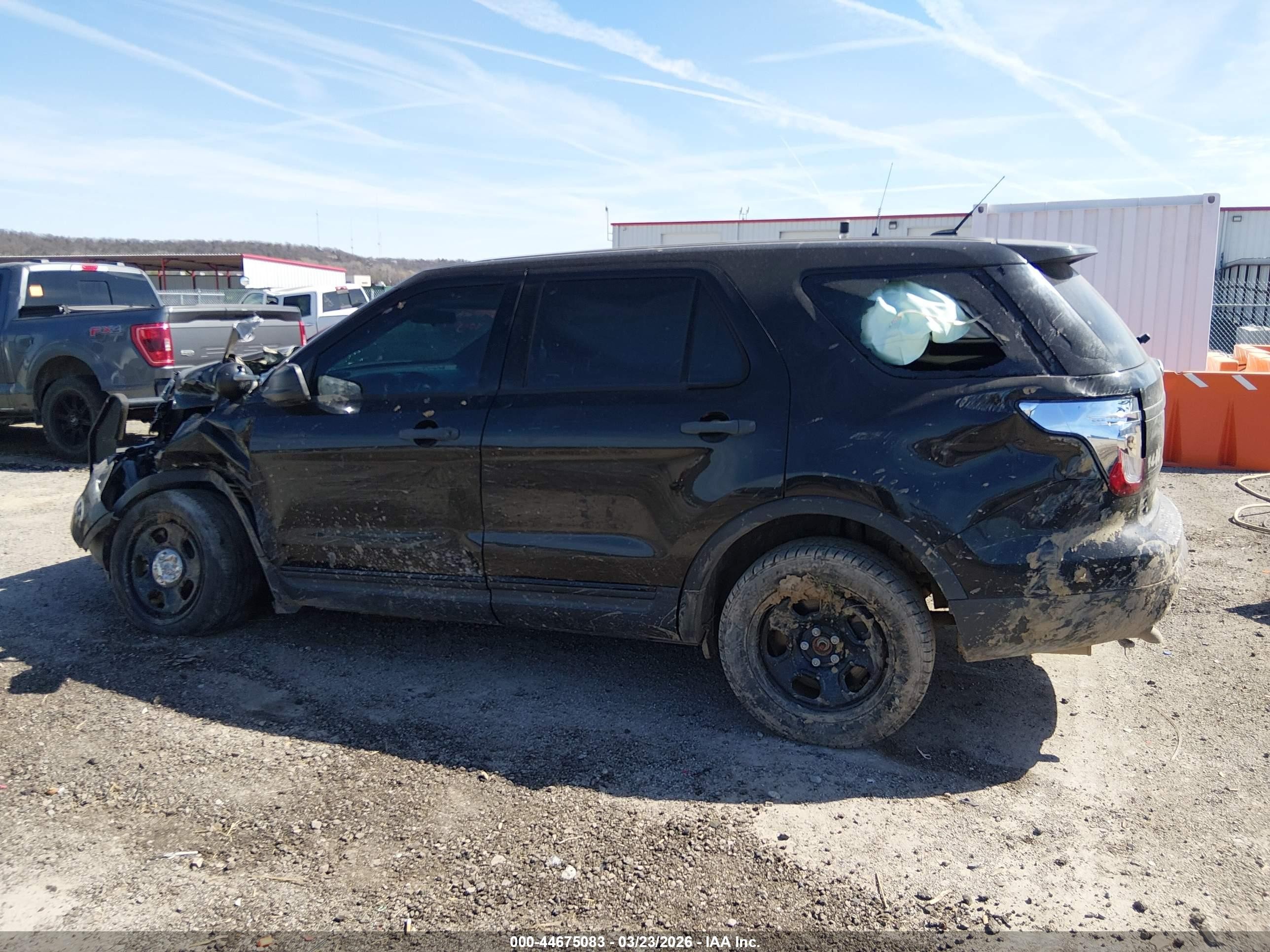 2014 Ford Utility Police Interceptor   Black vin: 1FM5K8AR2EGA60450